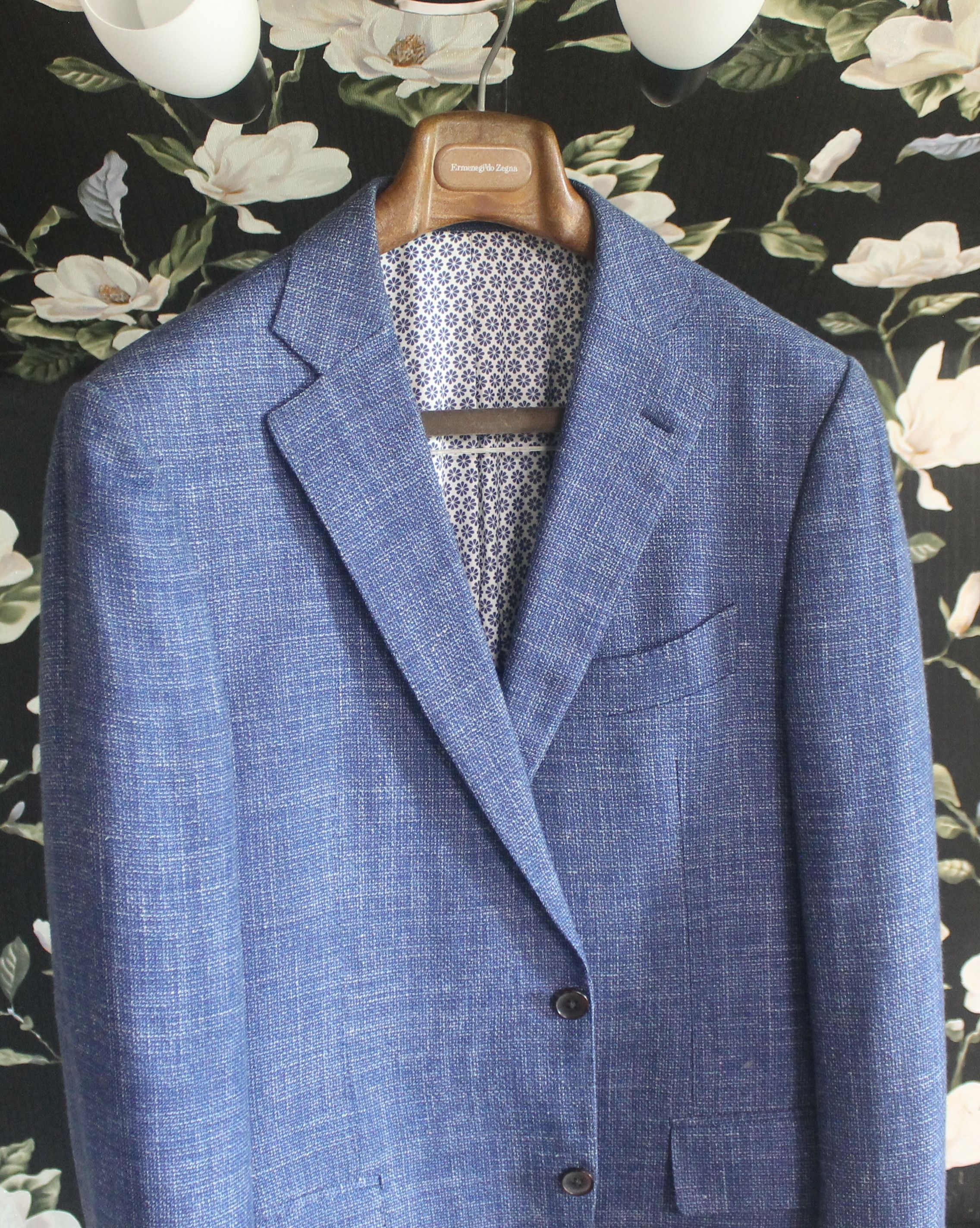 Suitsupply Suitsupply Ethomas Sport Coat Blazer Wool Silk Linen Size 50R - 2 Thumbnail