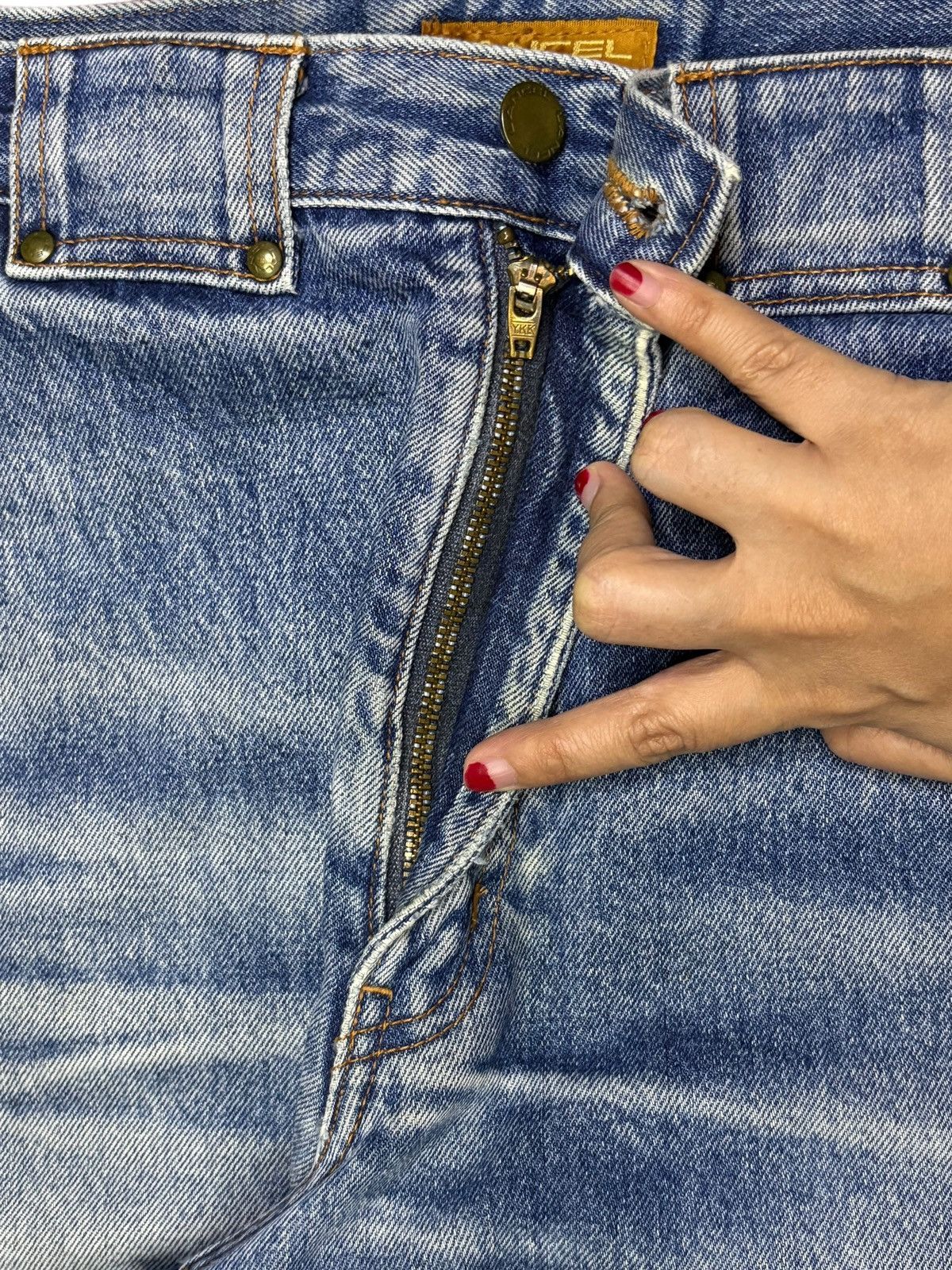 Japanese Brand Vintage Japanese Brand Faded Wash Distressed Jeans Size US 30 / EU 46 - 3 Thumbnail