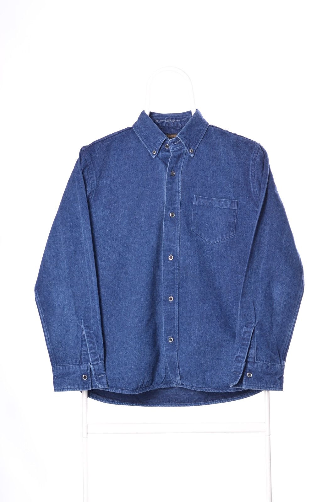 image of Full Count Co Fullcount Denim Shirt Size 38 in Blue, Men's