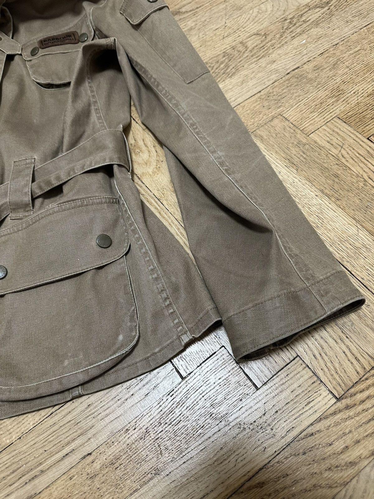 Barbour Barbour International Women’s Khaki Jacket Size M Size M / US 6-8 / IT 42-44 - 14 Thumbnail