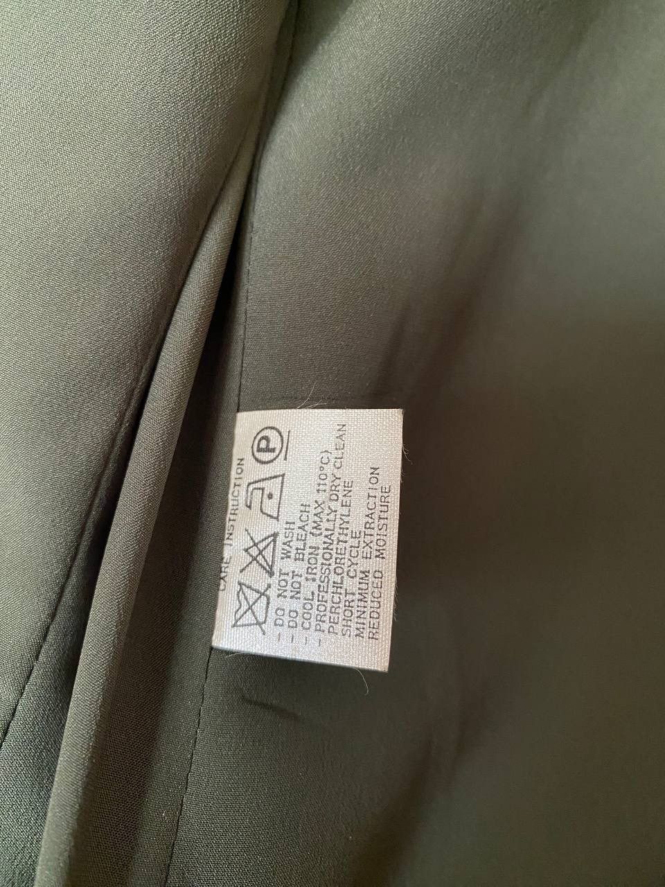 Valentino DESIGNER Valentino Boutique VTG Green Gold Check Wool Blazer Size M / US 6-8 / IT 42-44 - 10 Thumbnail