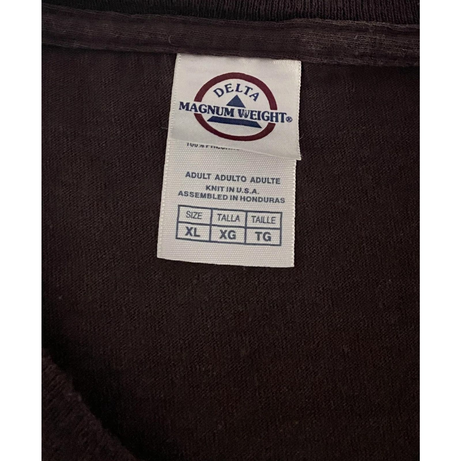 Delta USS Yorktown Shirt Mens XL Brown Graphic Tee Aircraft Carrier Military Delta Size US XL / EU 56 / 4 - 5 Thumbnail