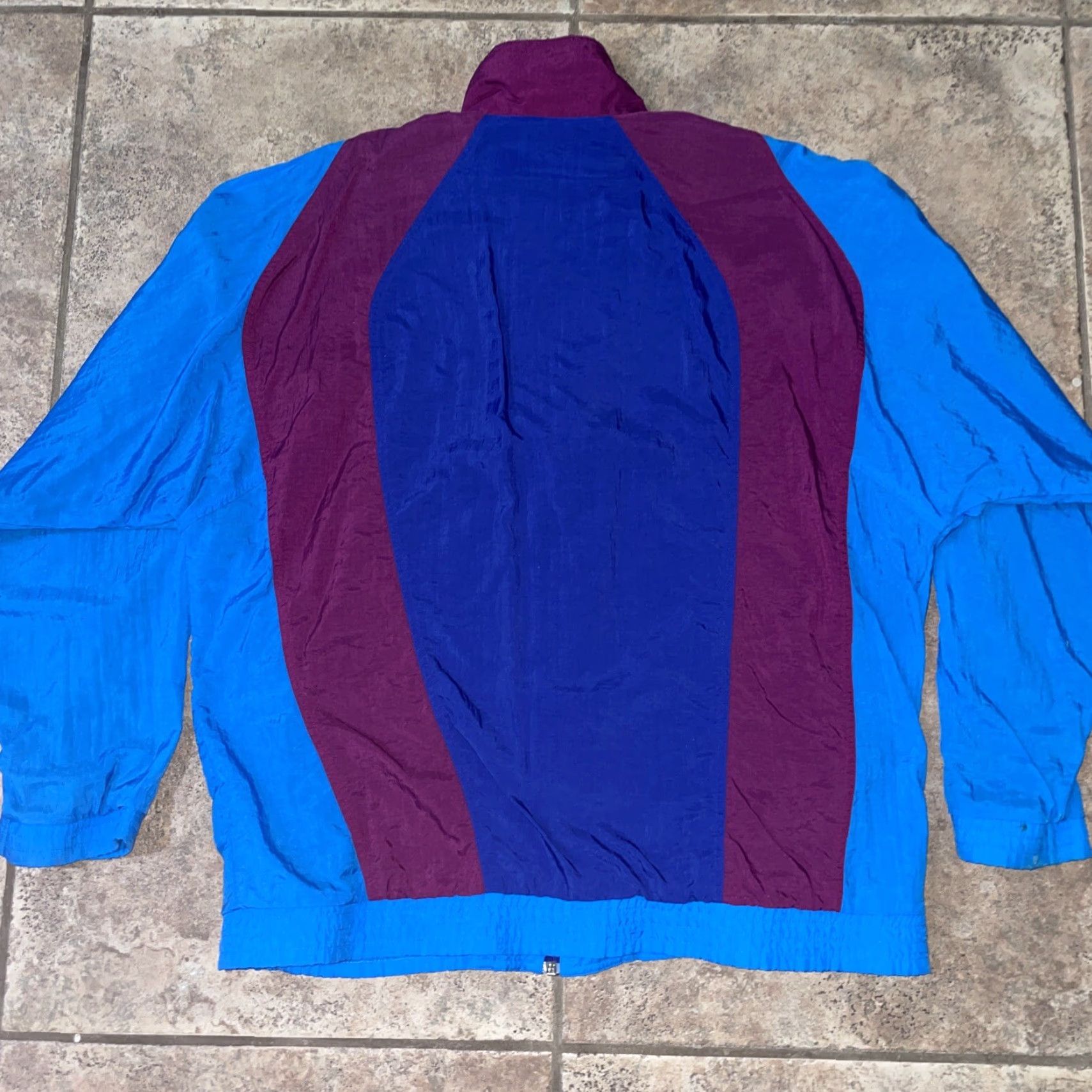 Adidas VINTAGE Adidas Windbreaker Jacket Blue Mens Large L Size US L / EU 52-54 / 3 - 4 Thumbnail