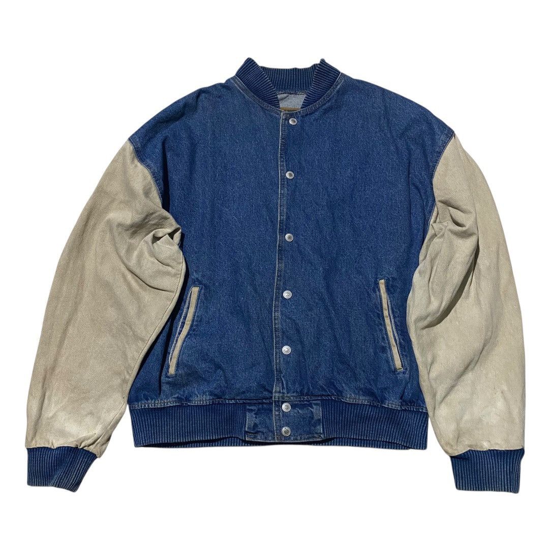 Disney 90s disneys aladdin world on ice denim bomber jacket Size US M / EU 48-50 / 2 - 1 Thumbnail