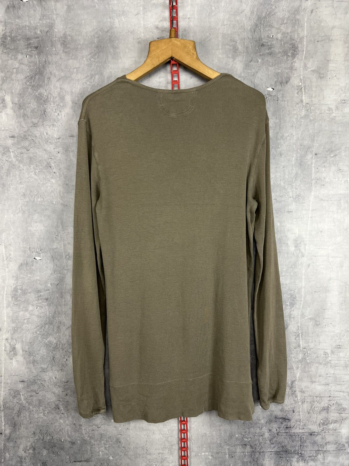 Helmut Lang helmut lang Olive Green long sleeve S Size US 36 / EU 52 - 8 Thumbnail