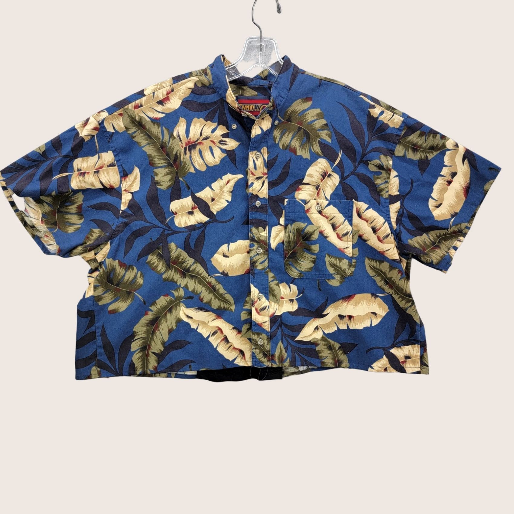 Vintage Twenty X shirt Womens XL Western short sleeve Button Front Floral top Size XL / US 12-14 / IT 48-50 - 1 Thumbnail