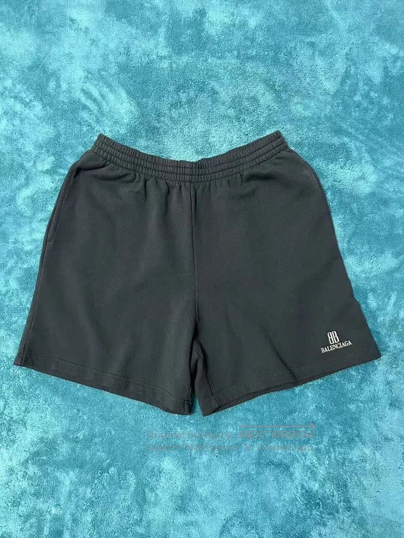 Balenciaga Balenciaga Embroidered BB Logo Shorts. Size US 26 / EU 42 - 1 Thumbnail