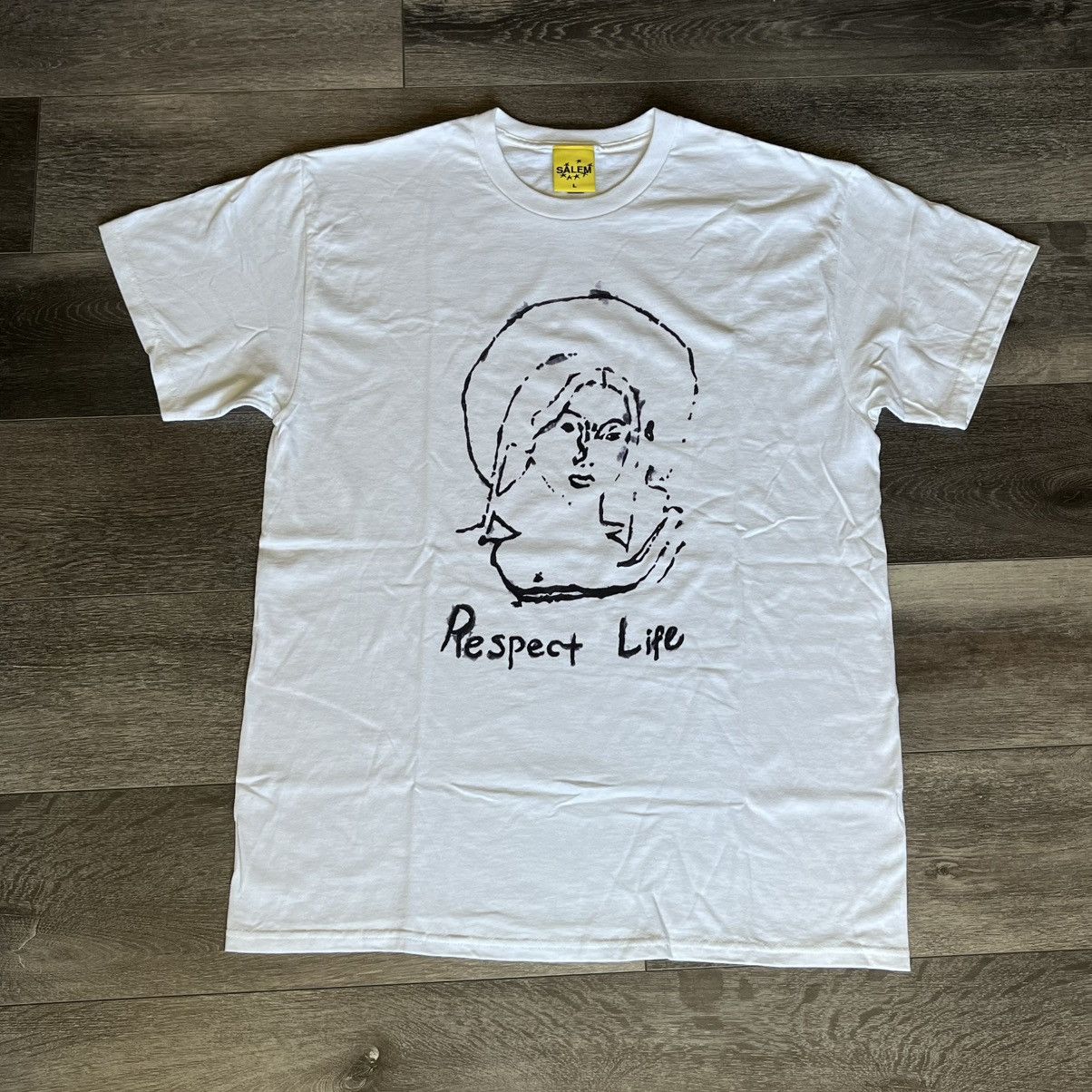 S4LEM Salem S4LEM Respect Life White/Black Graphic Logo Tee Shirt Size US M / EU 48-50 / 2 - 1 Thumbnail