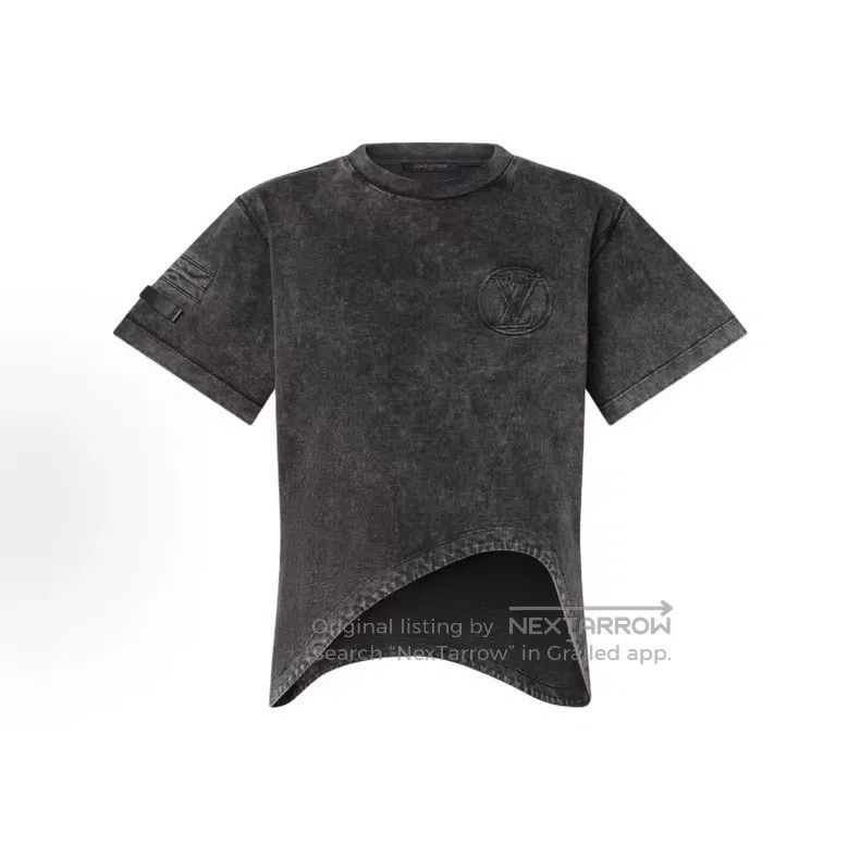 Louis Vuitton Louis Vuitton Washed Old Curved Hem Short Sleeve Size US XS / EU 42 / 0 - 7 Thumbnail
