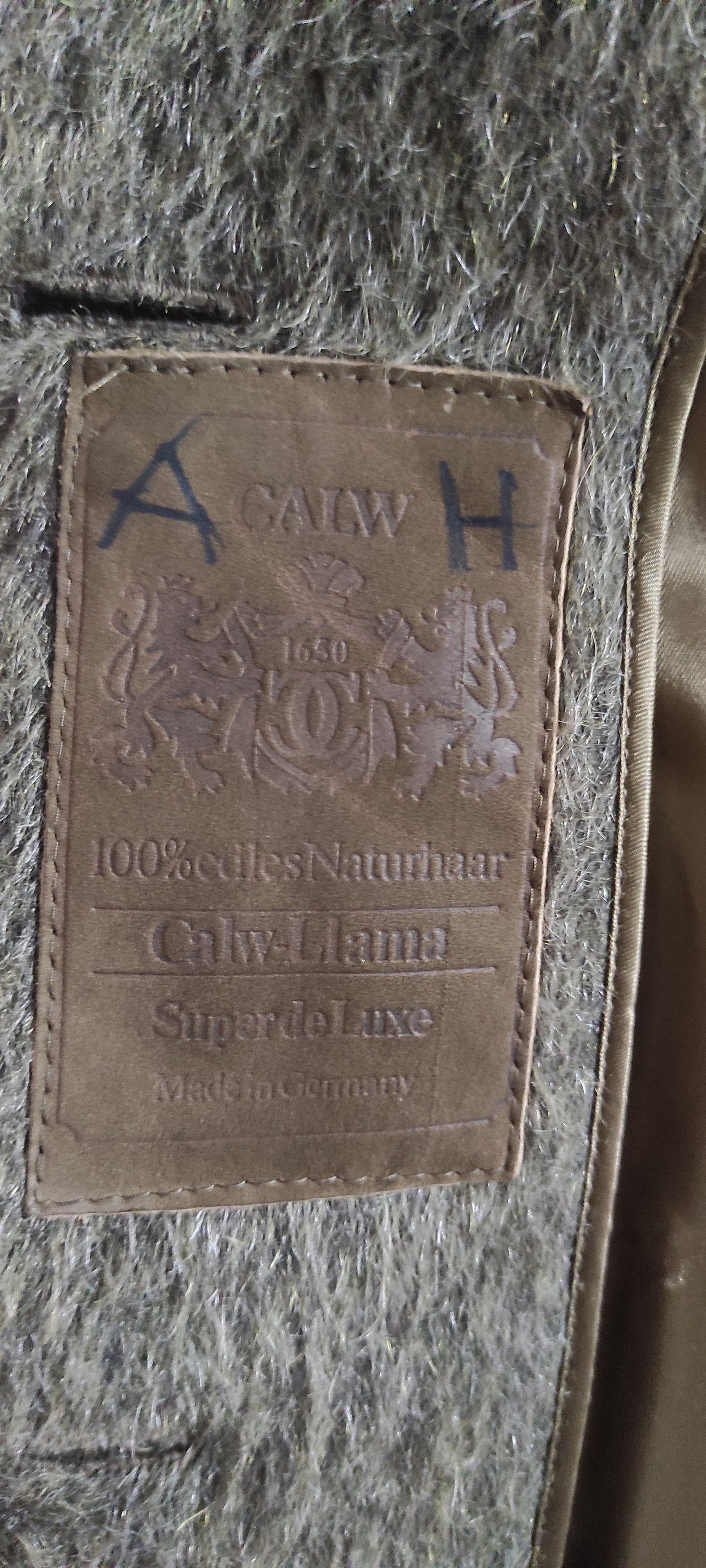 Other Calw Vintage Lamma Wool luxury Coat Made Natural Noble Size M / US 6-8 / IT 42-44 - 13 Thumbnail