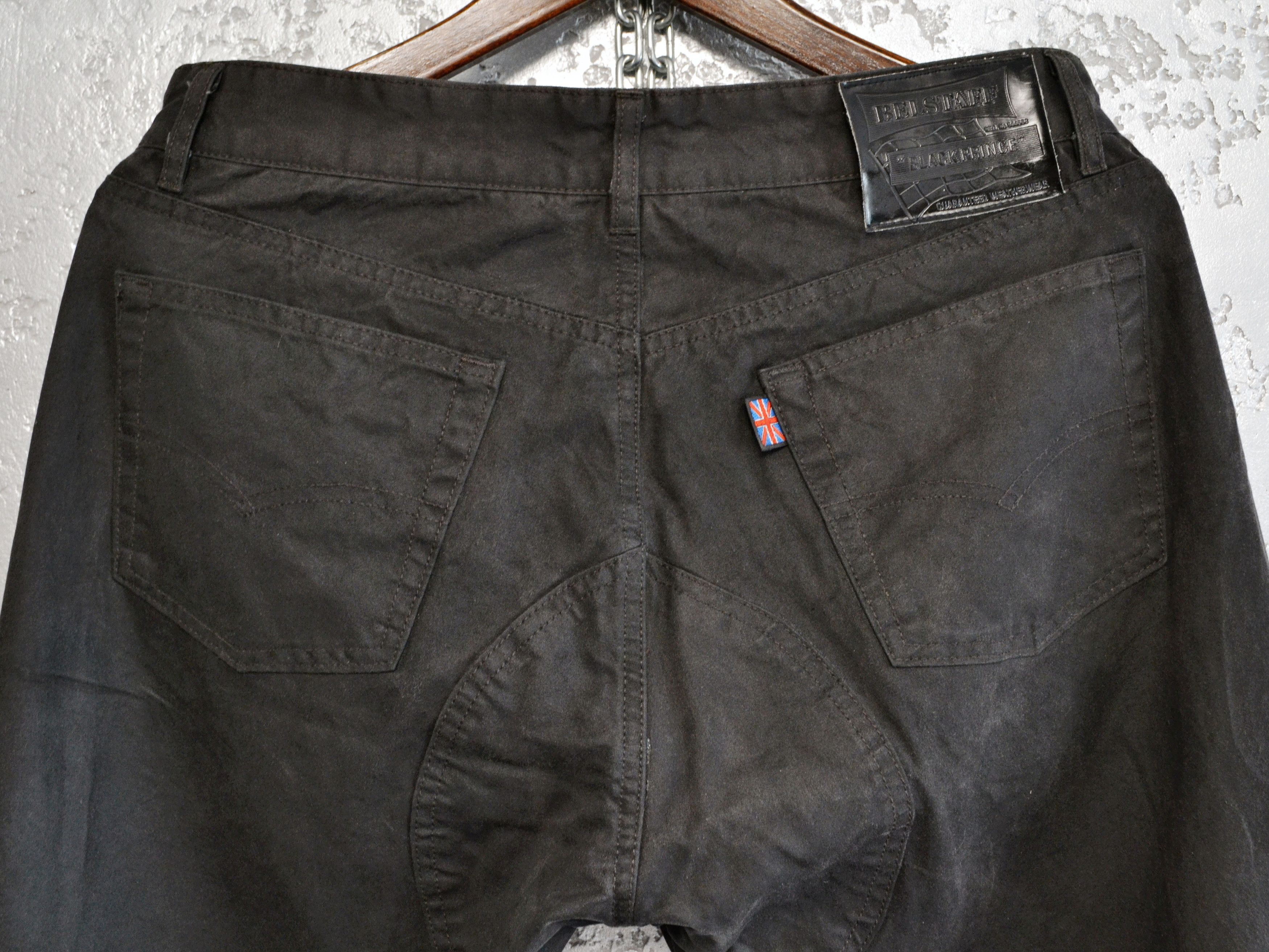 Belstaff BELSTAFF Black Prince Vintage Men’s Waxed Cotton Pants Size US 34 / EU 50 - 5 Thumbnail