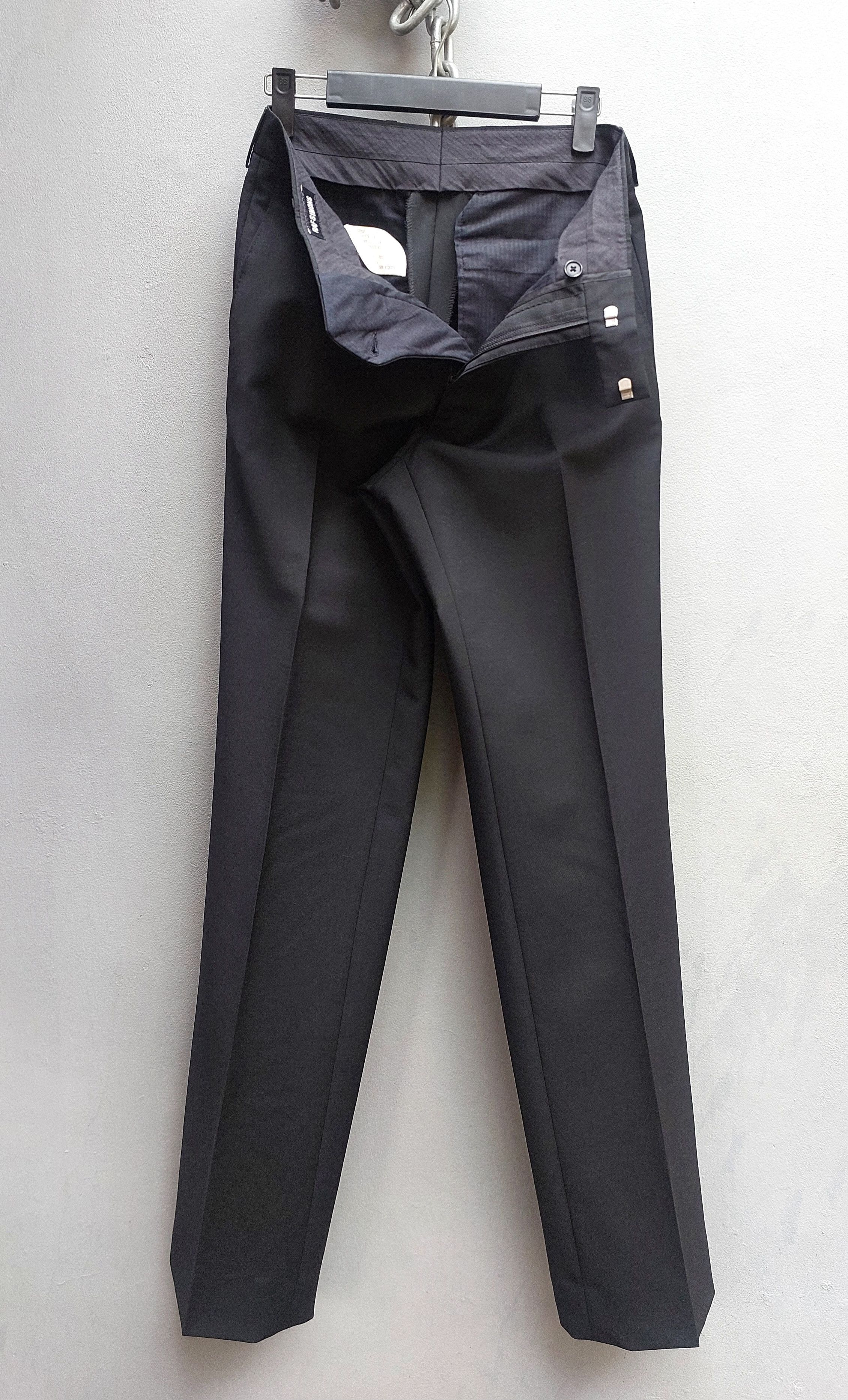 Raf Simons Raf Simons Flat Front Tailored Wool Trouser Size US 44 / EU 60 - 7 Thumbnail