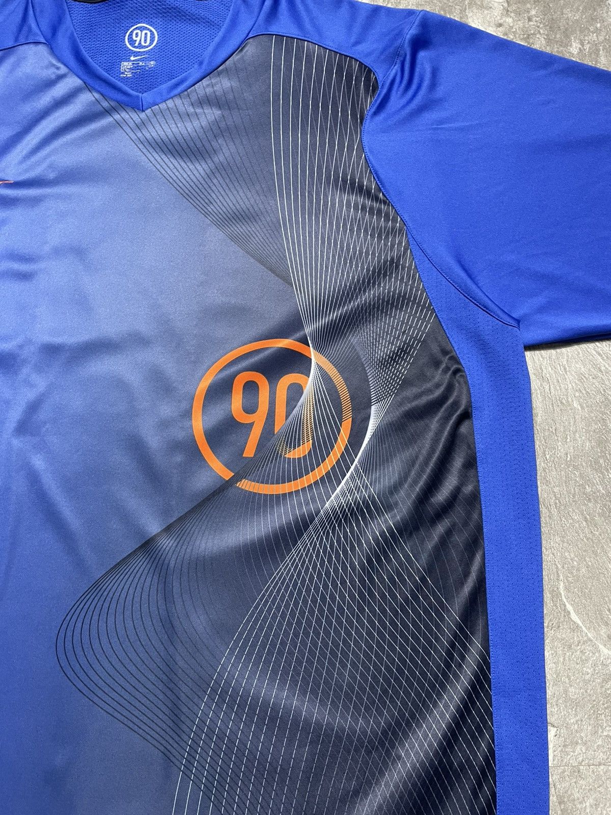 Nike Nike Total 90 Vintage T-Shit Big Logo Swoosh Drill Tn Shox Size US XL / EU 56 / 4 - 2 Thumbnail