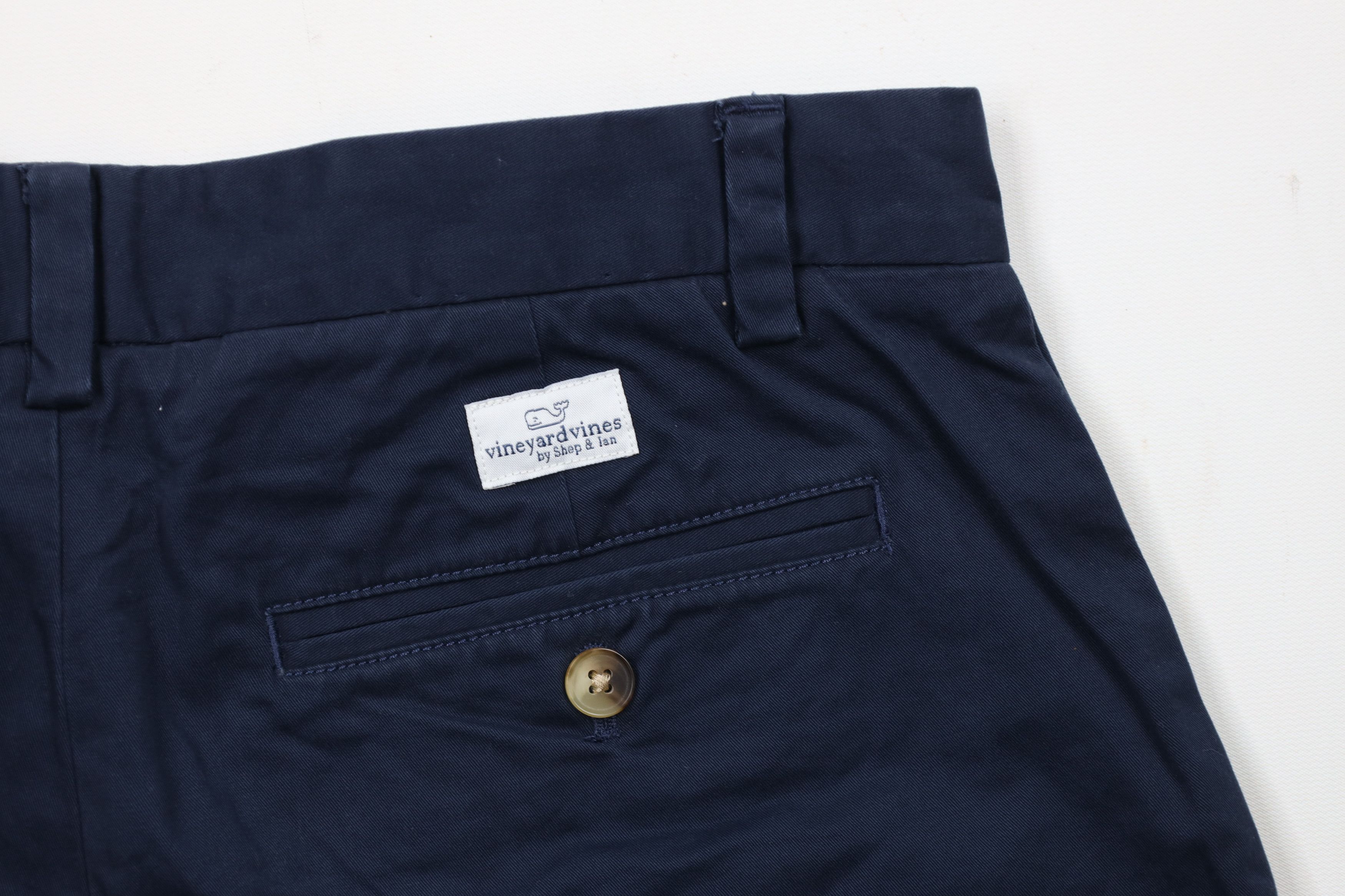 Vineyard Vines × Vintage Vineyard Vines Spell Above Knee Chino Breaker Shorts Blue Size US 30 / EU 46 - 9 Thumbnail