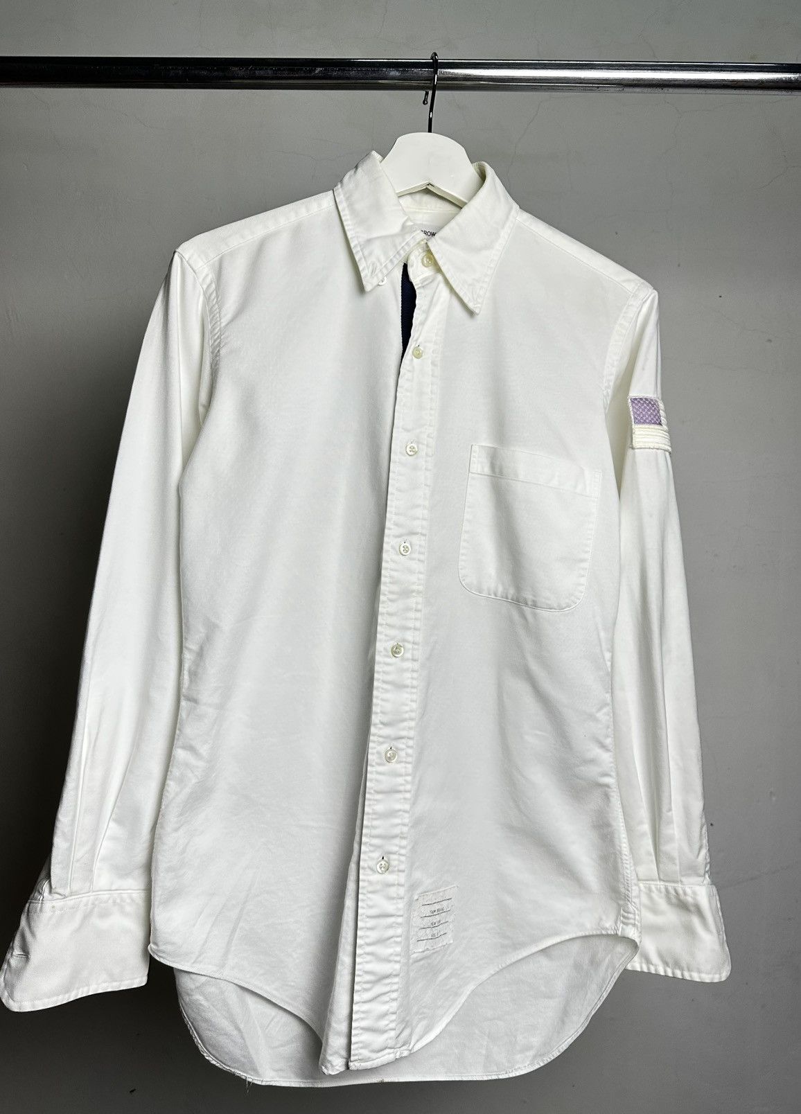 Thom Browne Thom Browne American Flag Oxford Button Shirt Size US S / EU 44-46 / 1 - 1 Thumbnail