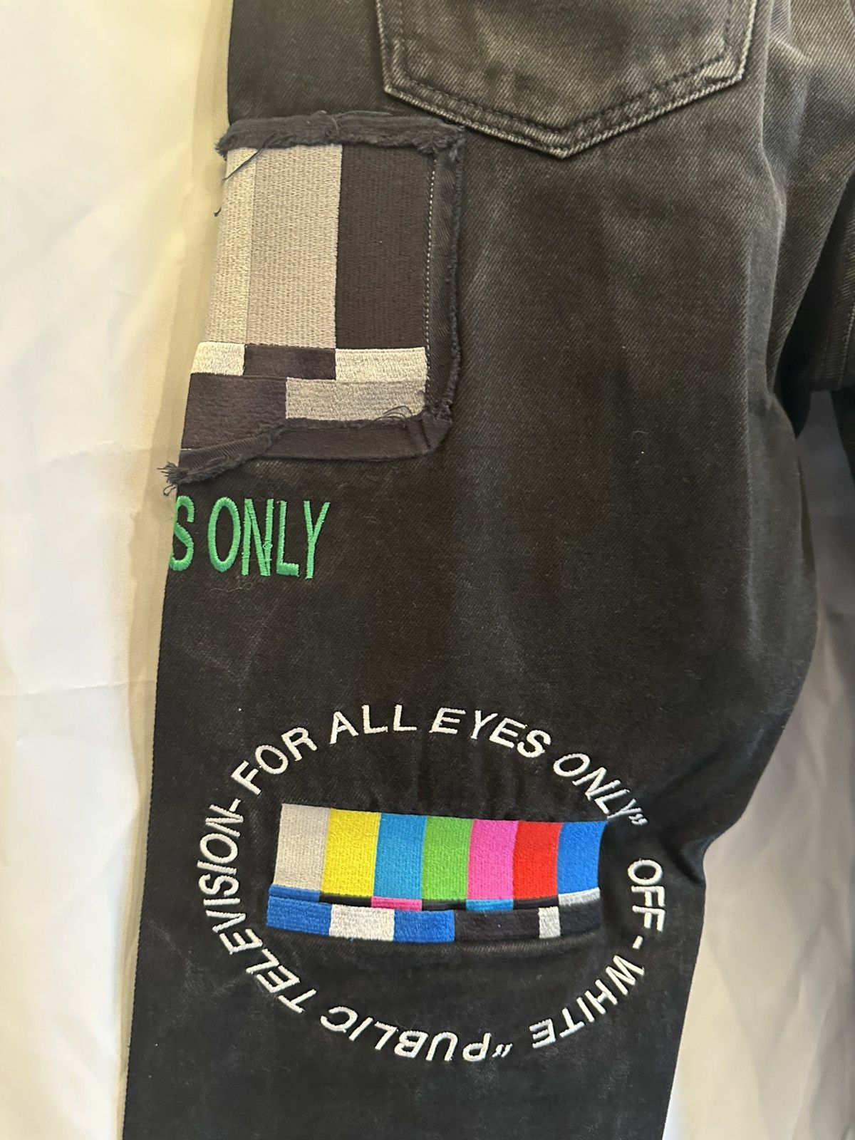 Off-White Off-White Black Denim Pants Size US 32 / EU 48 - 8 Thumbnail