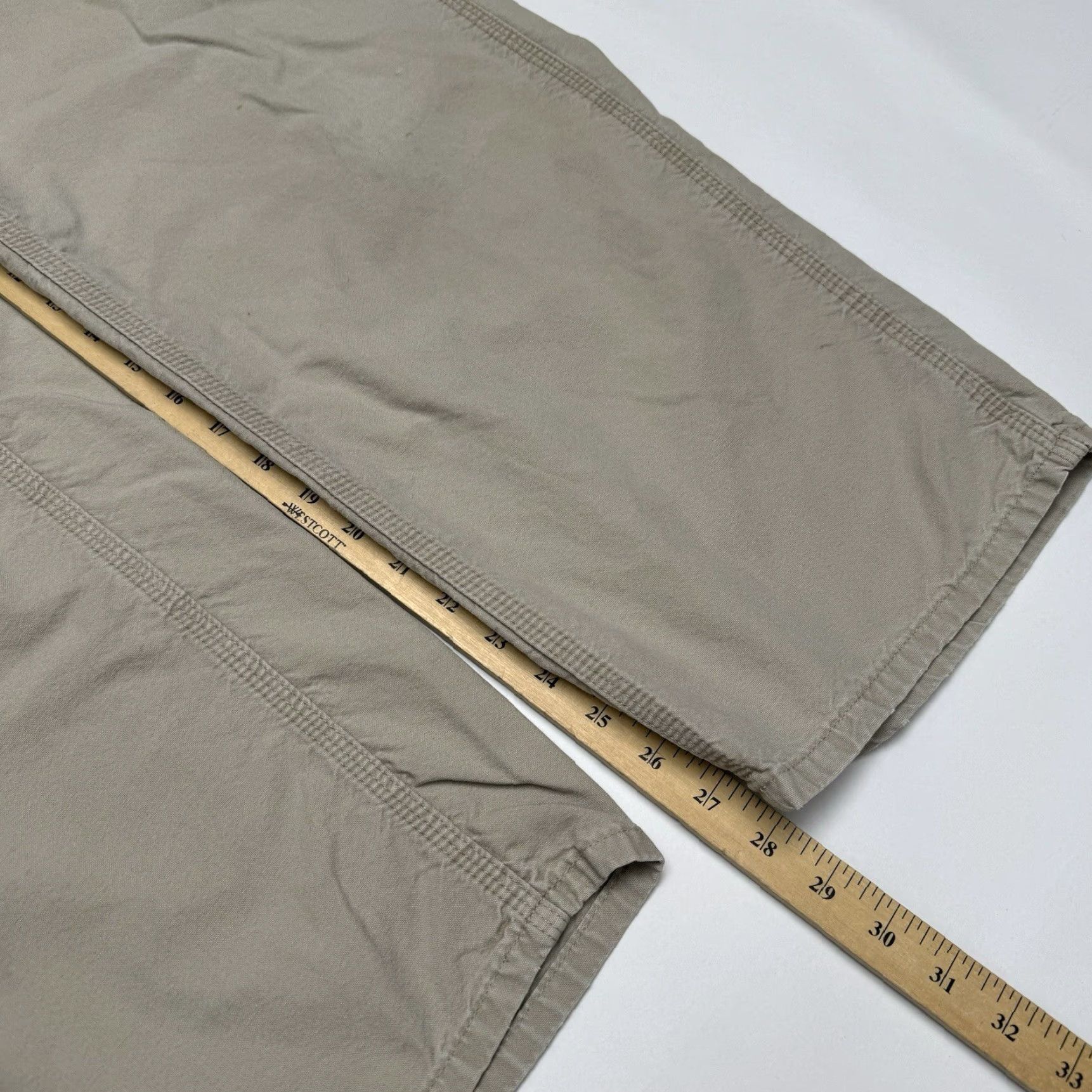 Carhartt Carhartt B151-TAN Men's 40x30 Y2K Distressed Pants Workwear Cargo Carpenter Pants Mens 40 Brown Regular 30 In Inseam Cargo Workwear Carhartt B151-TAN Size US 40 / EU 56 - 7 Thumbnail