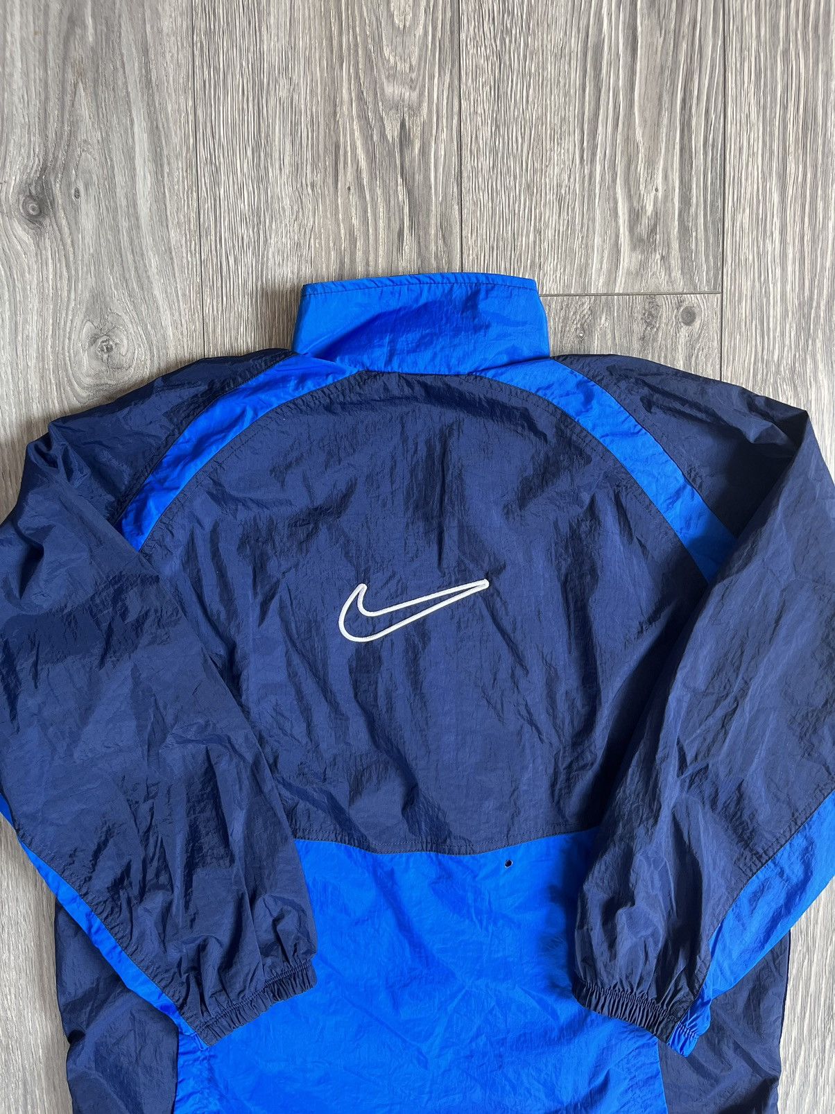 Nike Vintage 90s Nike Track Jacket Size US L / EU 52-54 / 3 - 1 Thumbnail