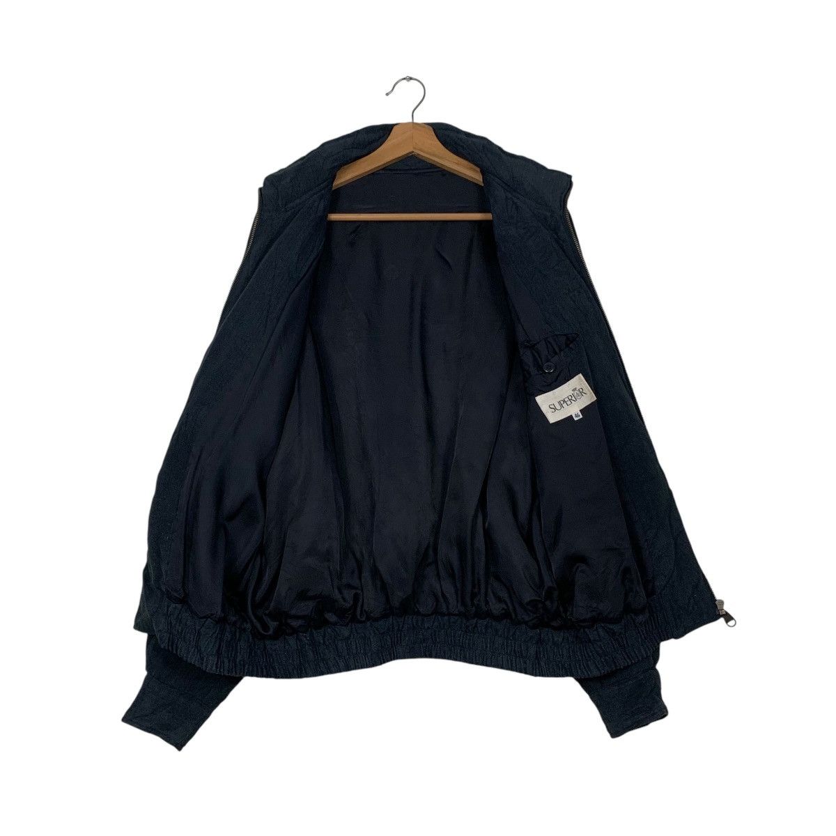 Japanese Brand SUPERIOR Embroidery Big Logo Work Casual Jacket #2371-C106 Size US L / EU 52-54 / 3 - 11 Thumbnail