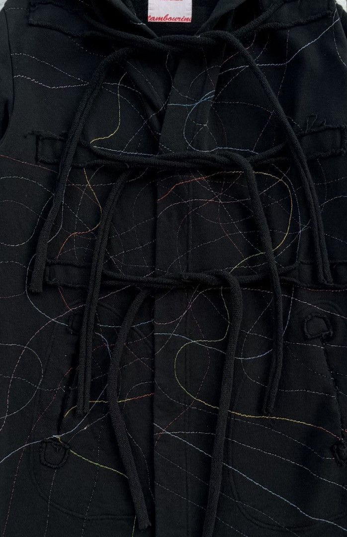 Nozomi Ishiguro Nozomi Ishiguro Embroidered Hoodie Coat Avant Garde Size US S / EU 44-46 / 1 - 3 Thumbnail