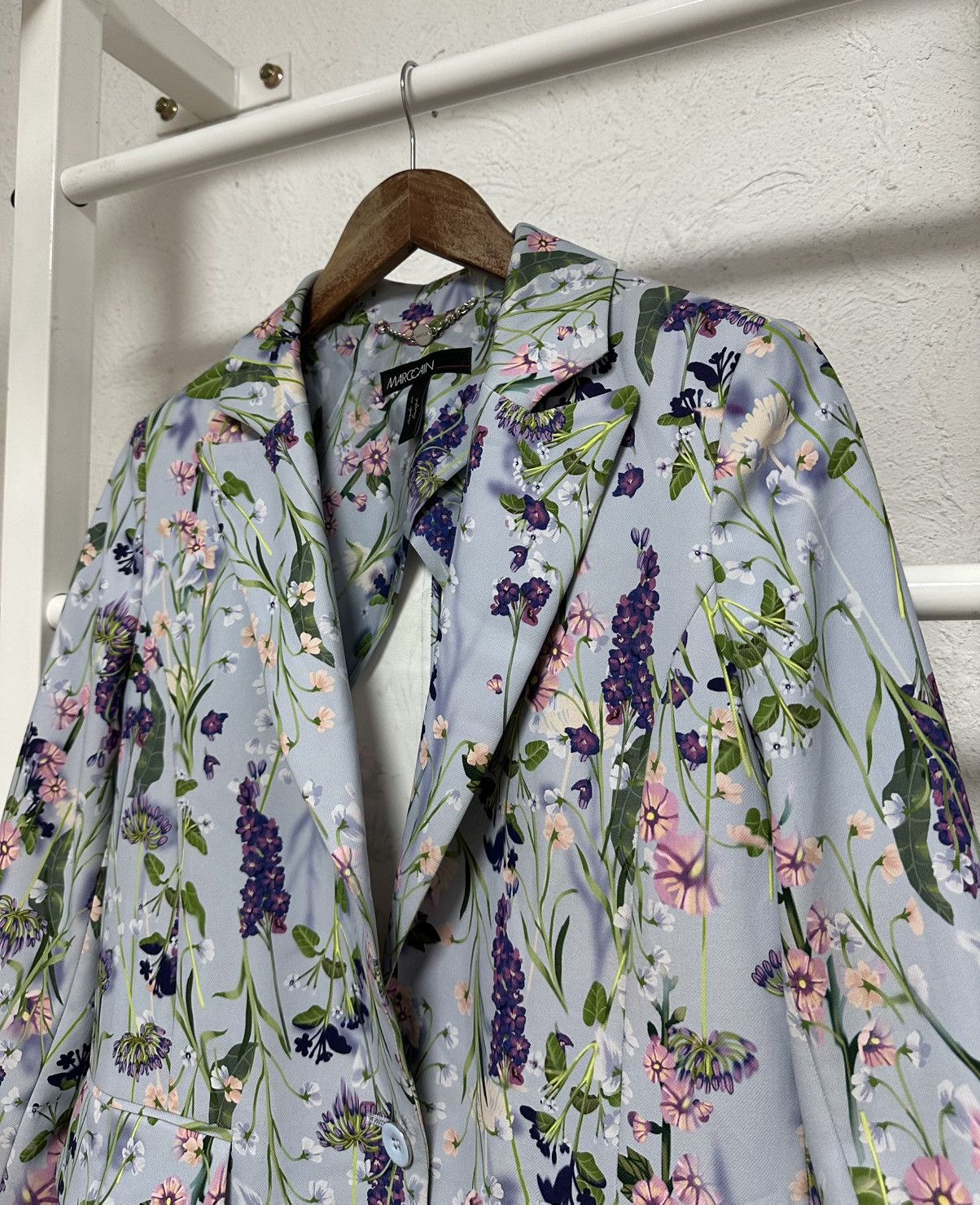 Other Marccain Floral Blazer Women’s Size S Made in Romania Size S / US 4 / IT 40 - 2 Thumbnail