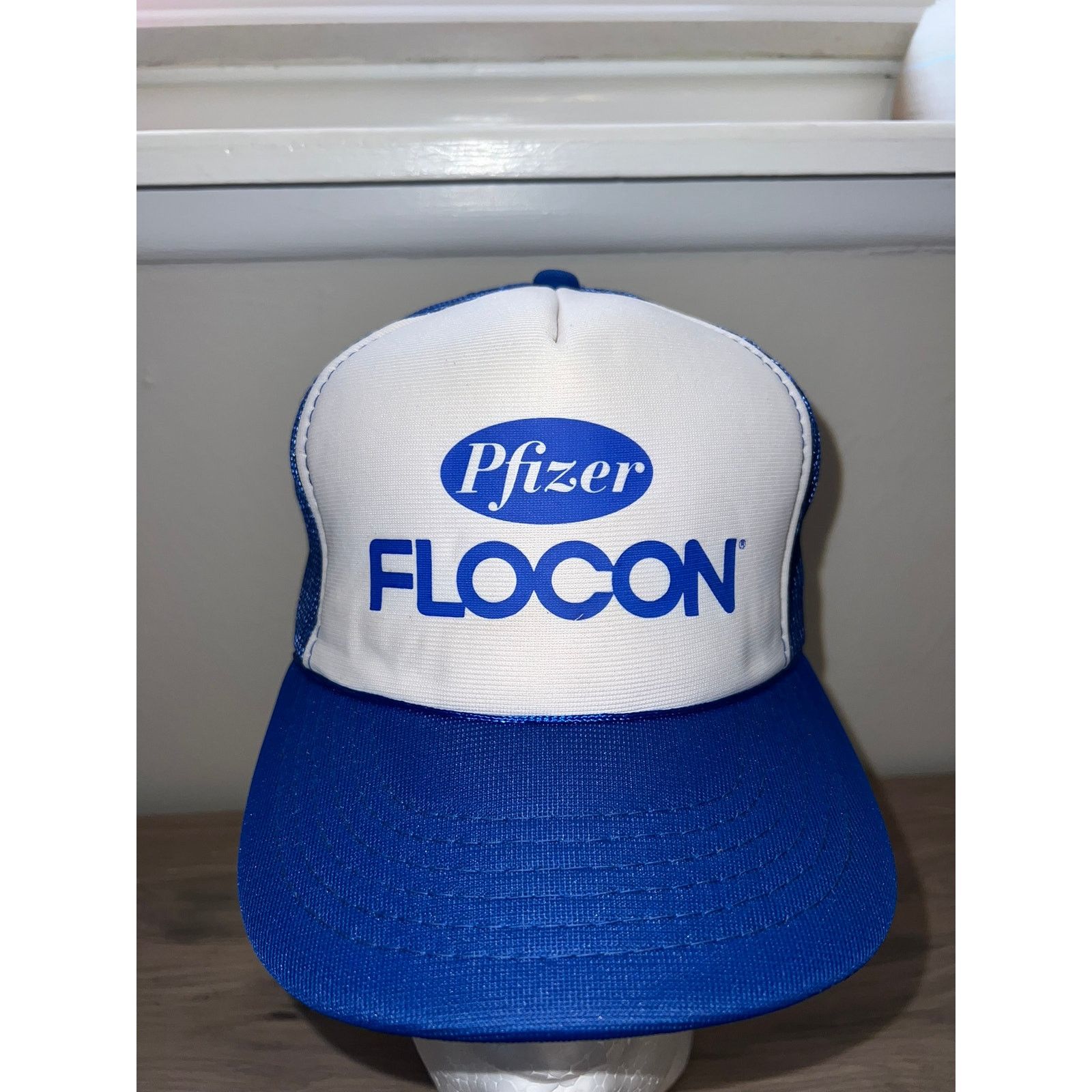 Vintage Pfizer Flocon Antiscalants Science Drug Pharma Hat Snapback Size ONE SIZE - 2 Thumbnail