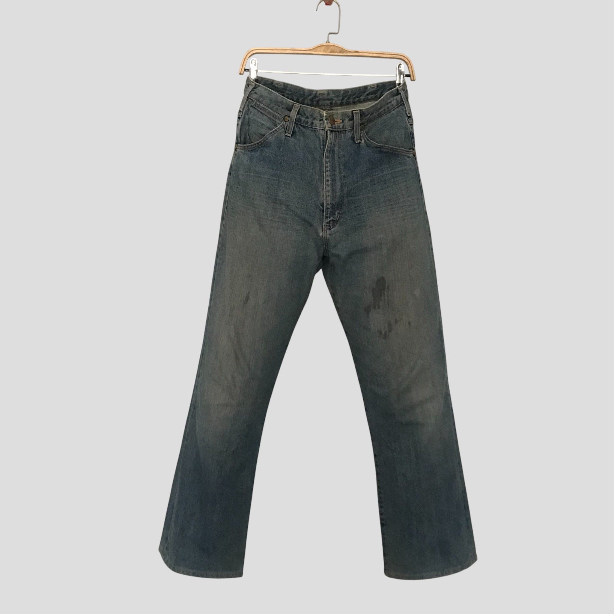 Wrangler Vintage 90s Wrangler Selvedge Jeans High Waist Straight Leg Size US 32 / EU 48 - 1 Thumbnail