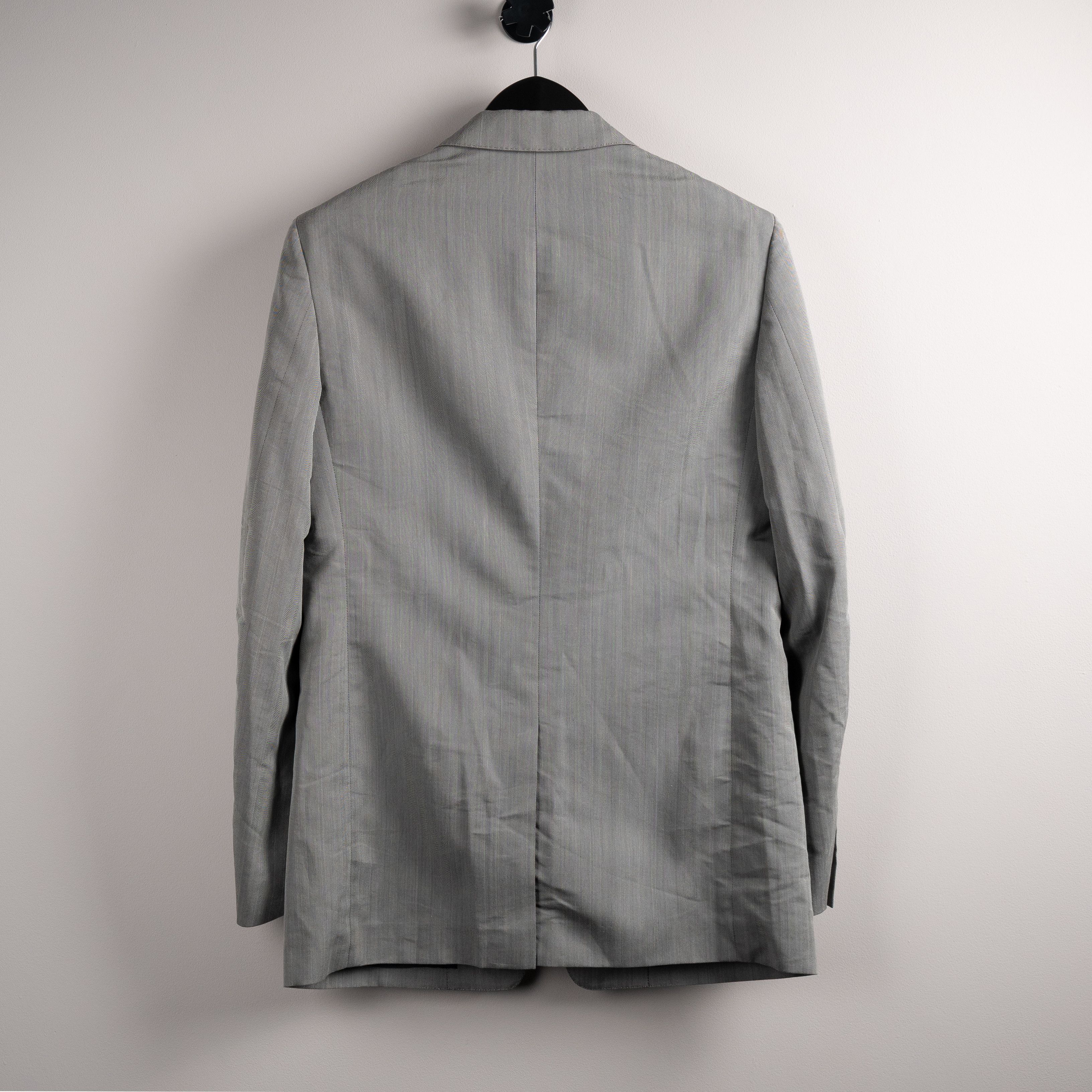 Comme des Garcons Homme Deux Comme Des Garcons Homme Deux SS08 Herringbone Stripe Blazer Size US L / EU 52-54 / 3 - 2 Thumbnail