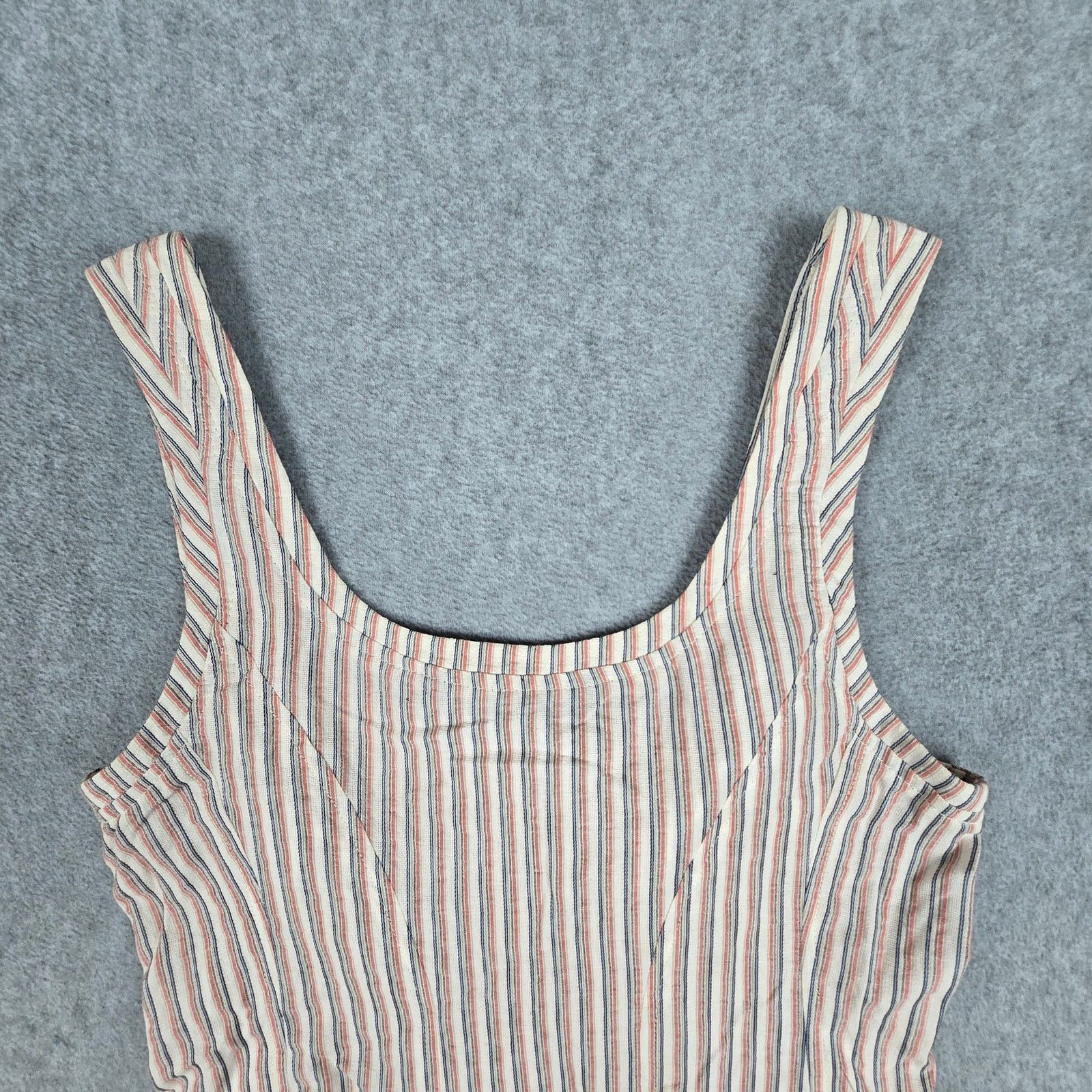 French Connection French Connection 4 Stripe Corset Tank Top Snap Buttons Size S / US 4 / IT 40 - 5 Thumbnail