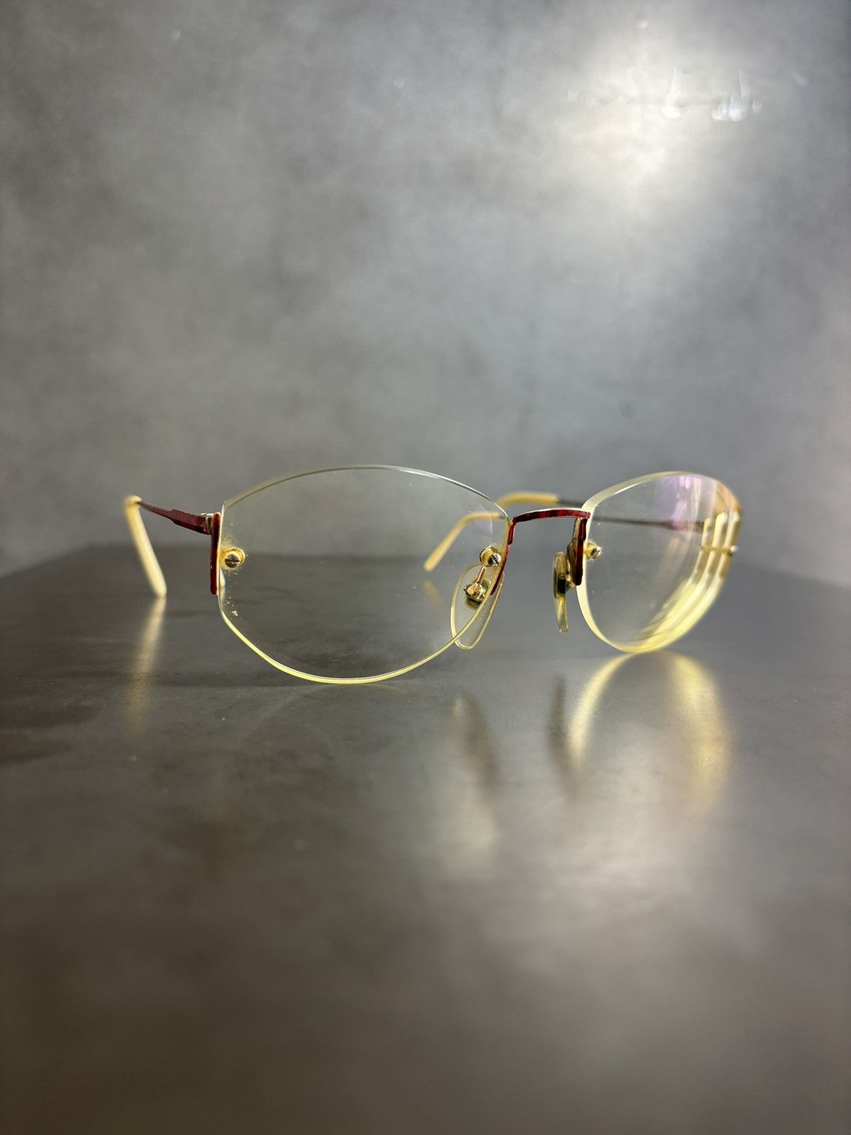 Vintage Vintage Flair Glasses Rimless Frames Buffs Made in Germany Size ONE SIZE - 4 Thumbnail