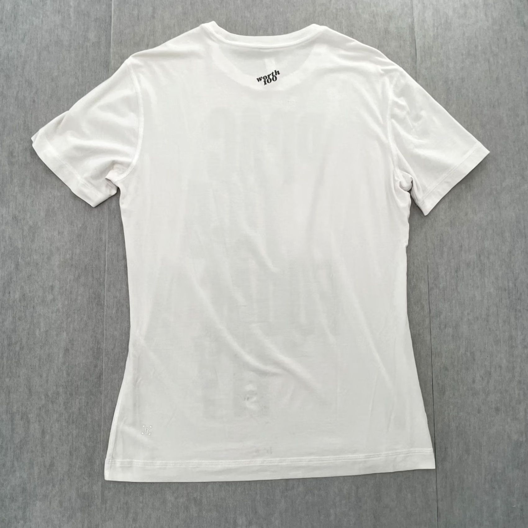 Lululemon Lululemon Shirt Mens M Basic Tee White Cotton Blend Short Sleeve Crew Neck 5 Year Graphic Print Vintage No Size US M / EU 48-50 / 2 - 2 Thumbnail