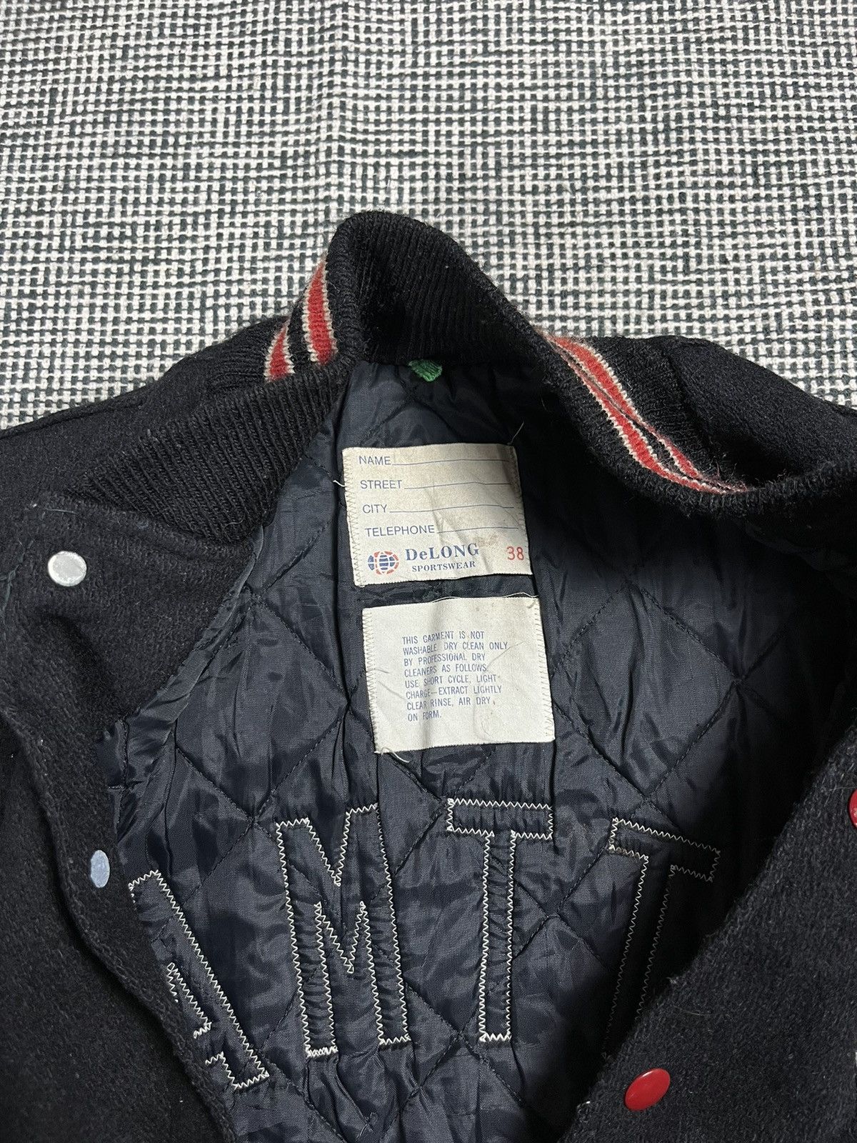 Delong × Vintage 80s DeLong Rittman Indians letterman varsity jacket wool Size US S / EU 44-46 / 1 - 6 Thumbnail