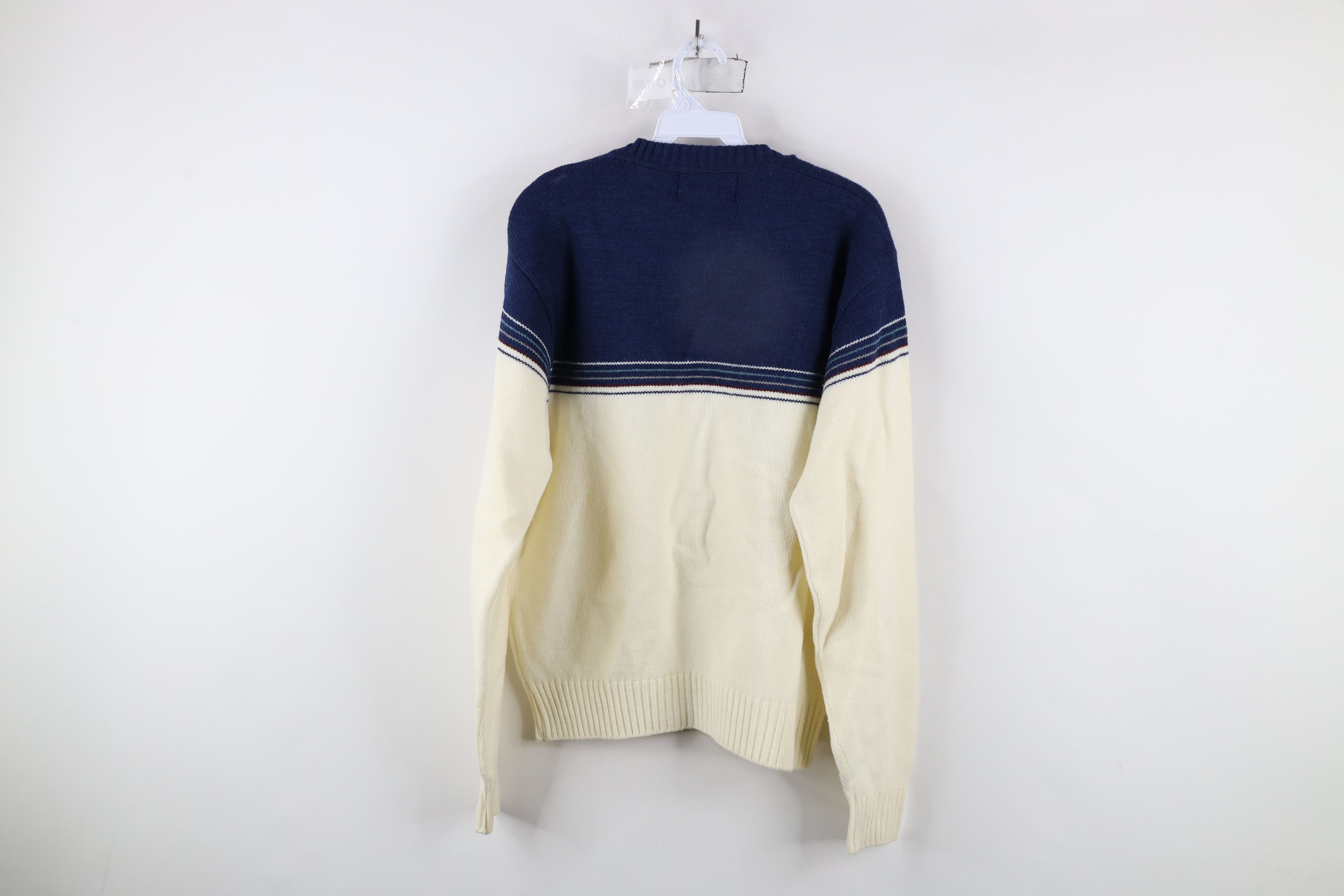 Vintage Vintage 70s Streetwear Ribbed Knit Crewneck Sweater USA Size XL / US 12-14 / IT 48-50 - 9 Thumbnail