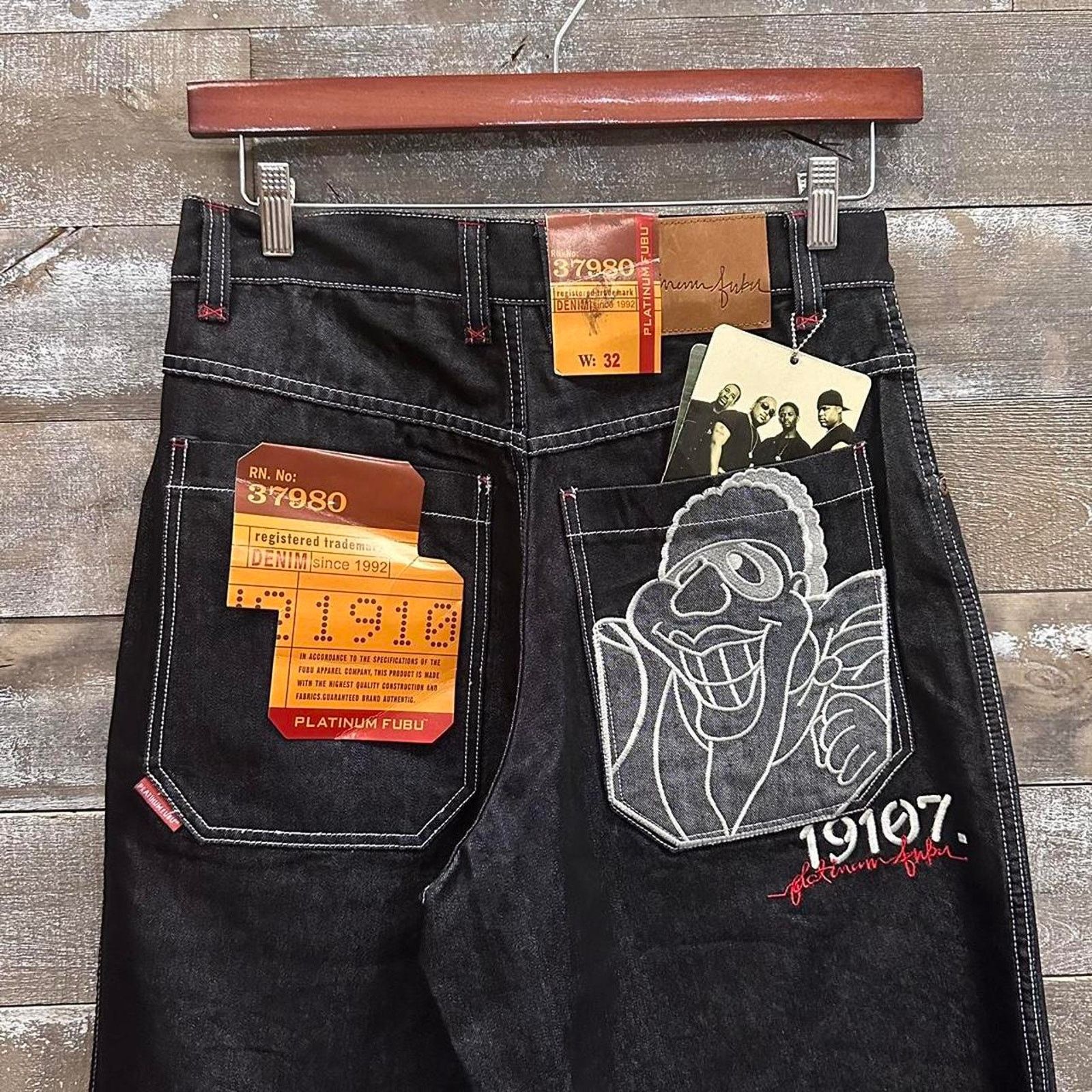 Fubu Vintage Platinum Fubu Fat Albert Baggy Skater Jeans
