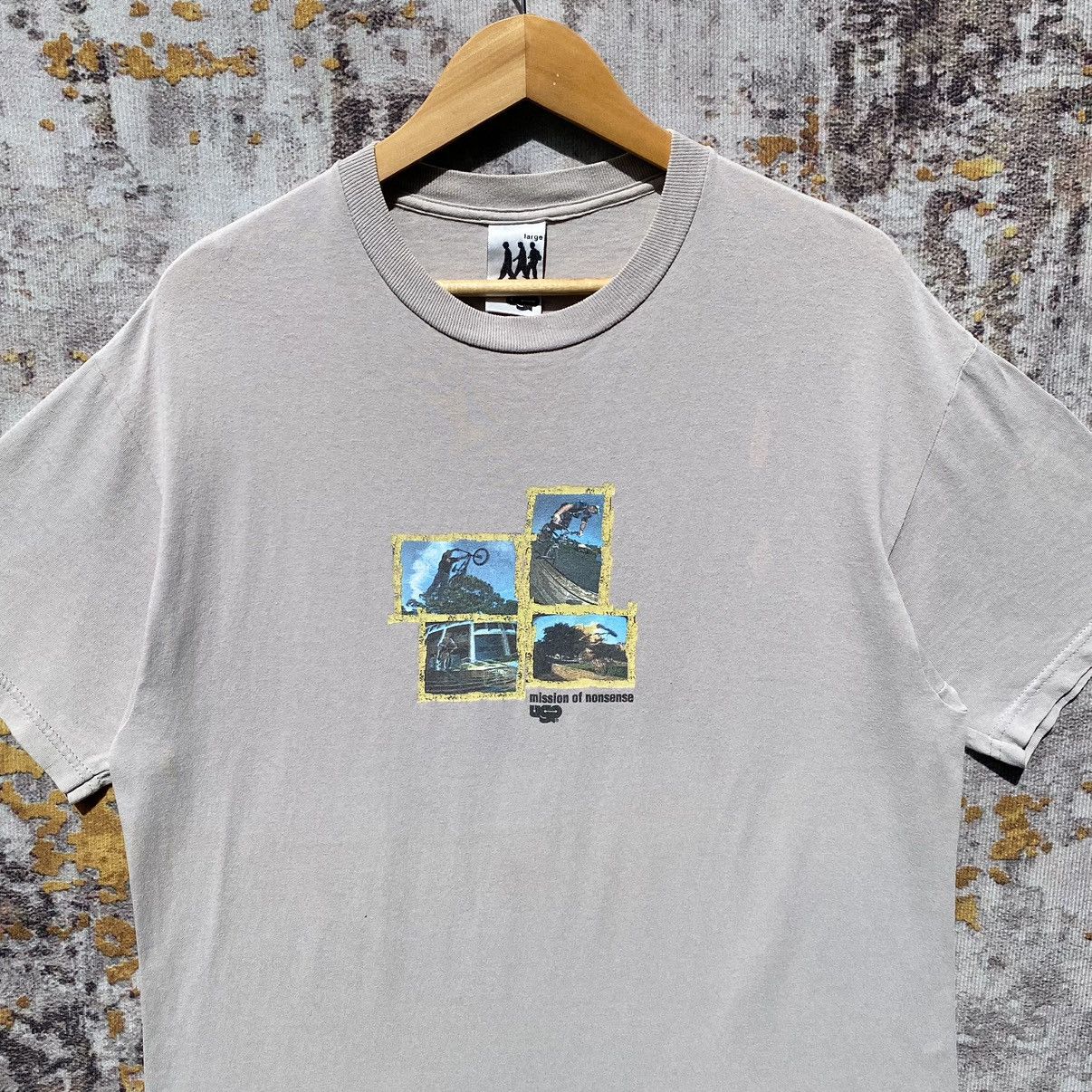Vintage Vintage 90s UGP Mission Of Nonsense BMX Underground Shirt Size US L / EU 52-54 / 3 - 5 Thumbnail