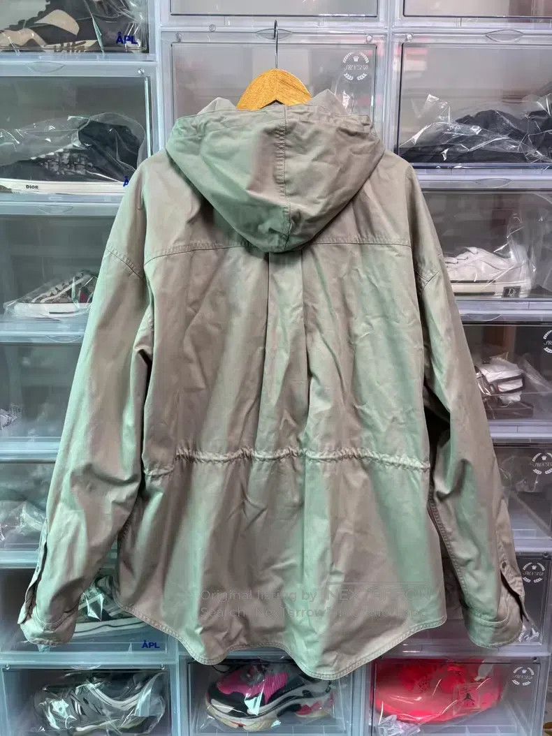 Balenciaga Balenciaga Twill Hooded Long Sleeve Parka Size US S / EU 44-46 / 1 - 8 Thumbnail