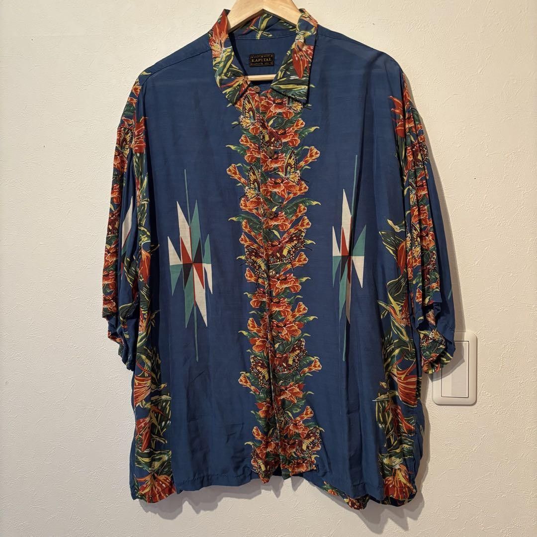 KAPITAL KOUNTRYアロハシャツ Kapital Kountry Kapital Rayon Kamehameha BONE Aloha Shirt