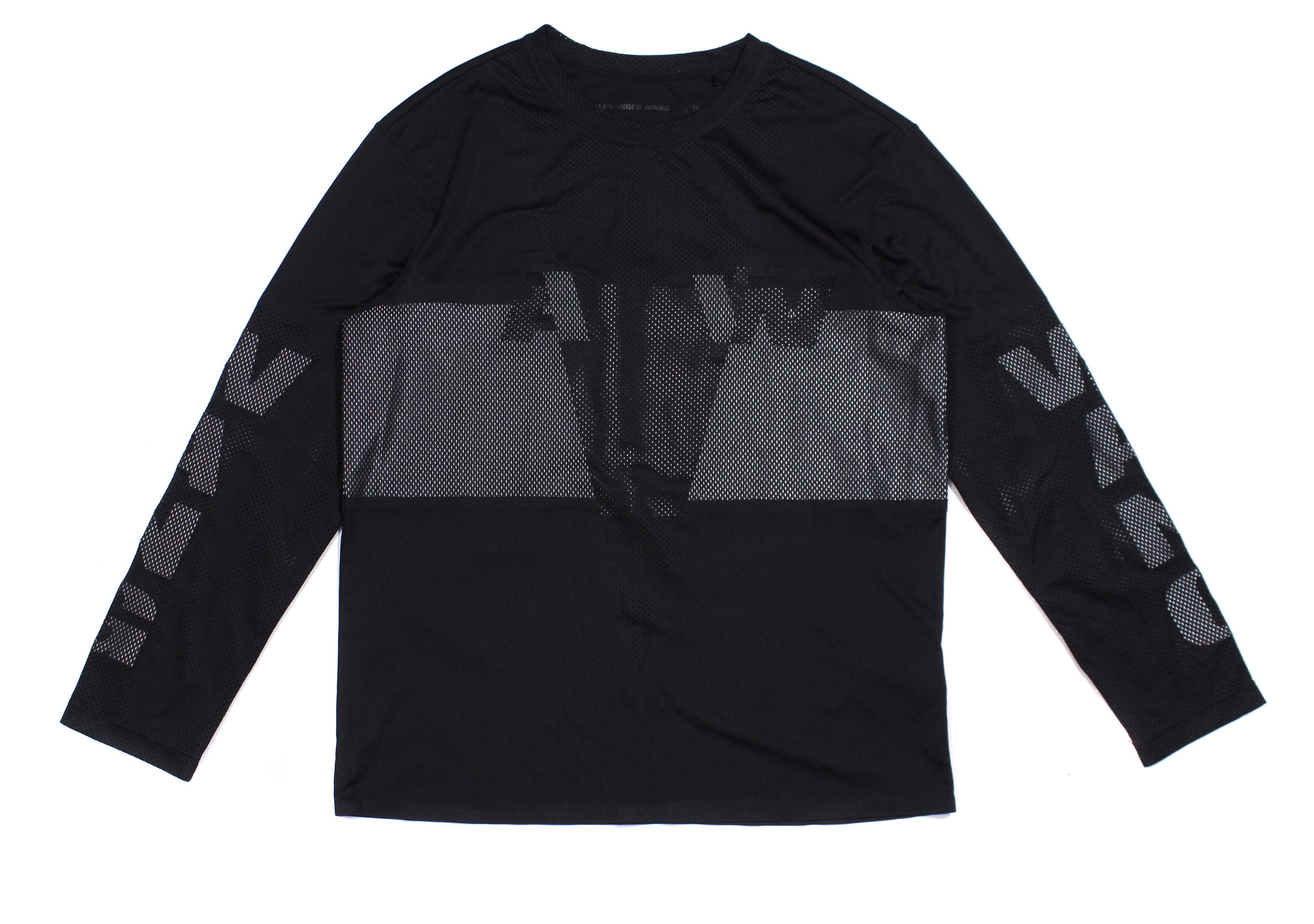 Alexander Wang × H&M Big Logo Mesh Longsleeve Size US S / EU 44-46 / 1 - 1 Thumbnail
