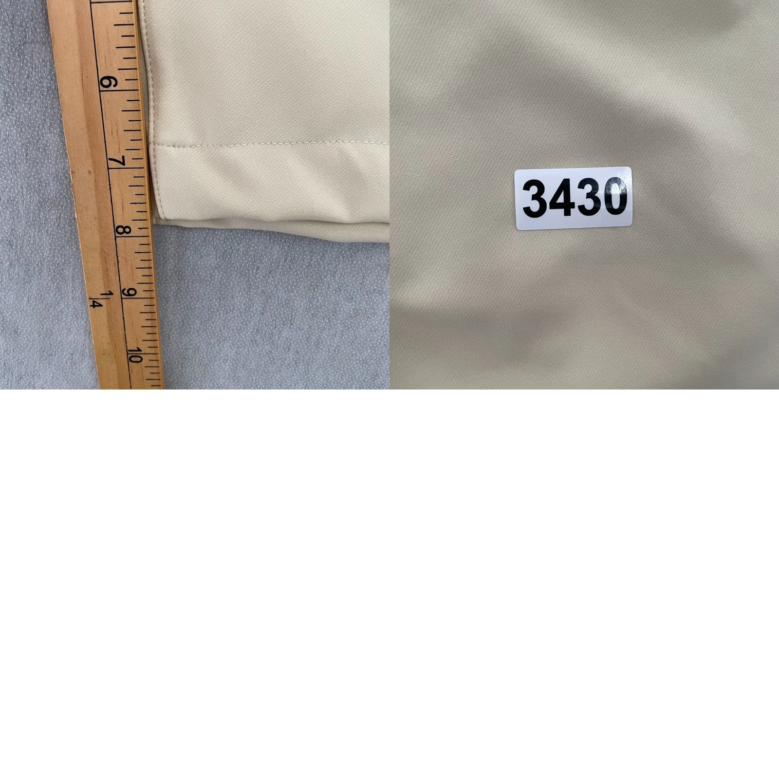 Vintage State & Liberty Shorts Adult 40 Beige Performance Chino Short 4-Way Stretch Mens Size US 40 / EU 56 - 8 Thumbnail