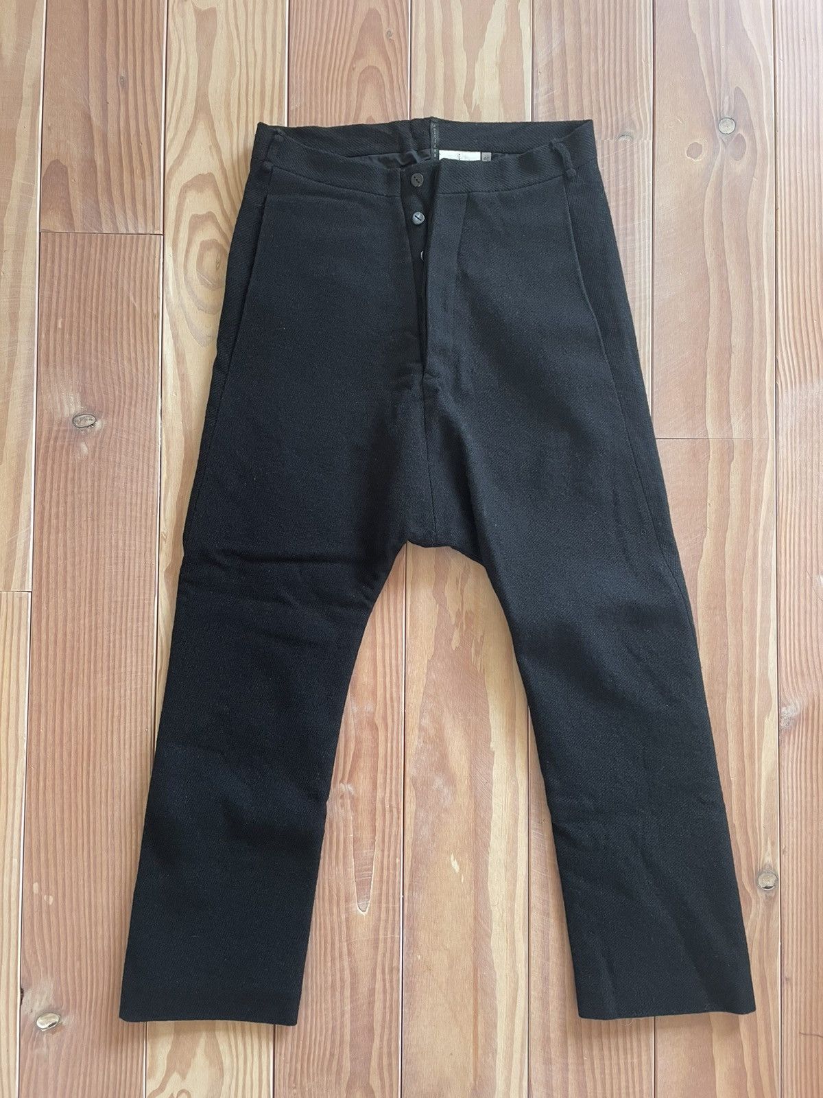 A1923 Black wool trousers Size US 30 / EU 46 - 1 Thumbnail