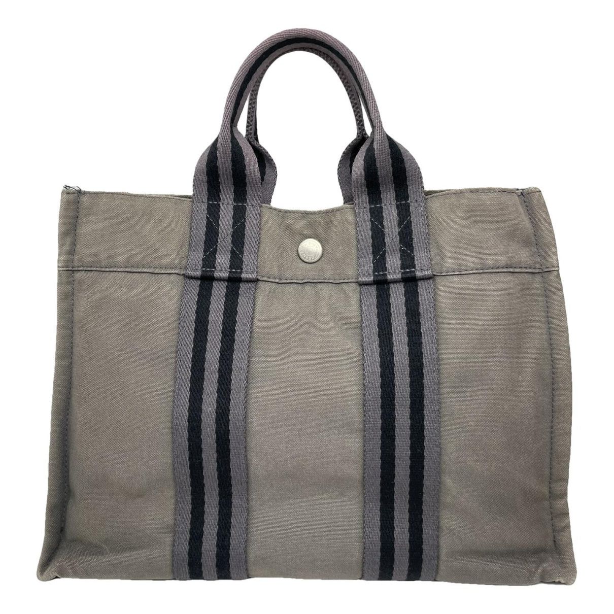 Other Hermès Grey Cotton Handbag Size ONE SIZE - 1 Thumbnail