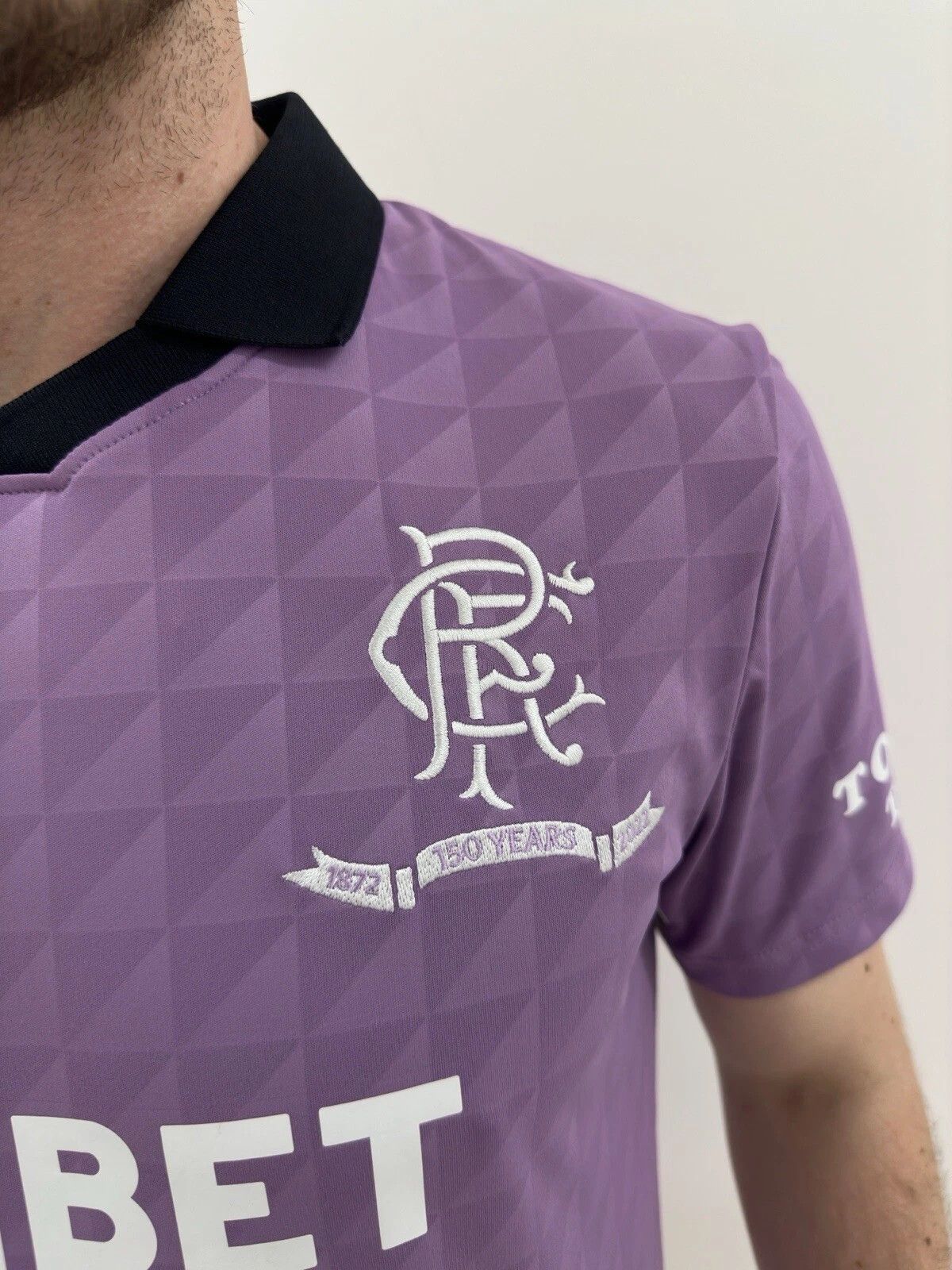 Castore Rangers 2021 2022 Third Jersey Soccer Football Anniversary Size US S / EU 44-46 / 1 - 6 Thumbnail