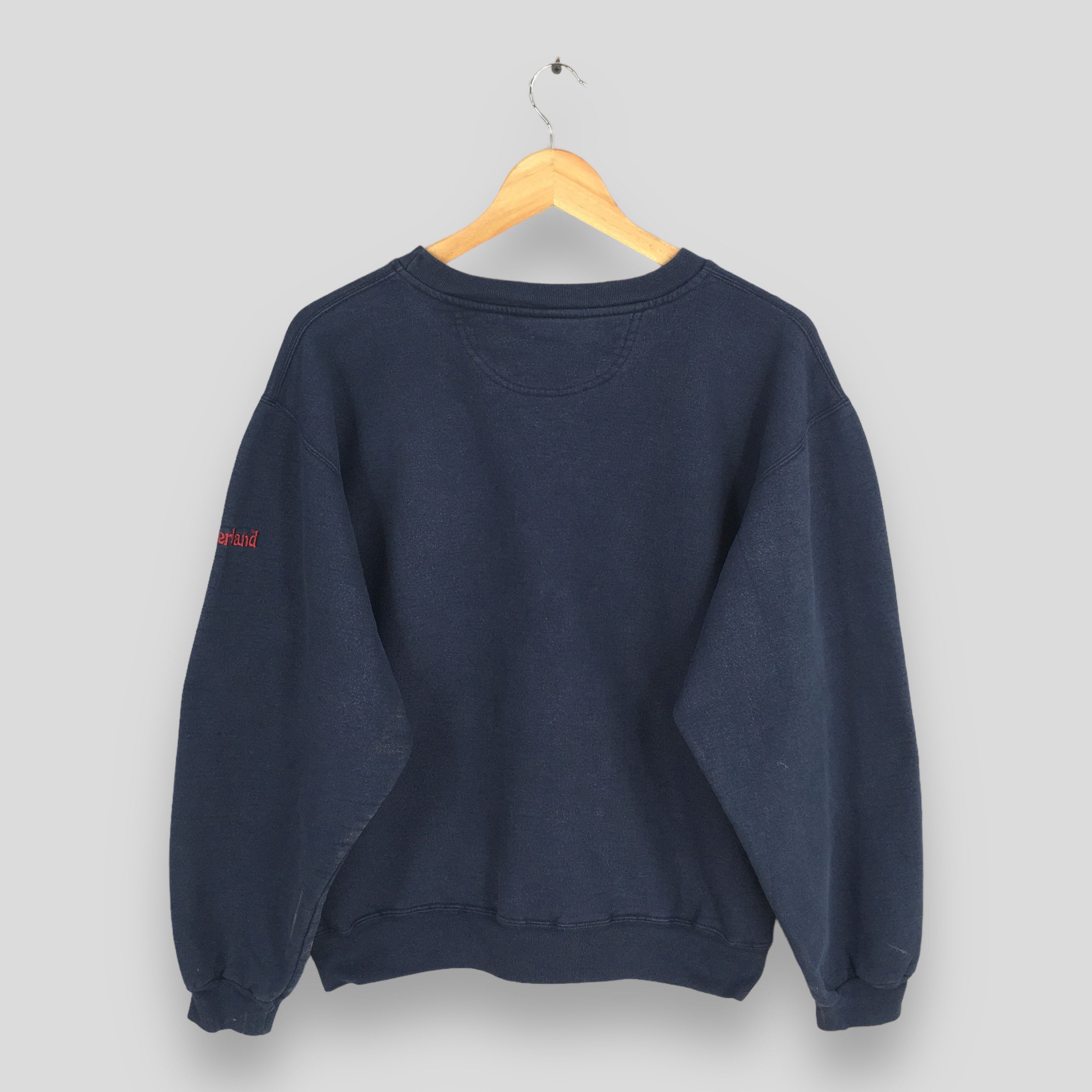 Timberland × Vintage Vintage 90s Timberland Weathergear Blue Sweatshirt Medium Size US M / EU 48-50 / 2 - 8 Thumbnail