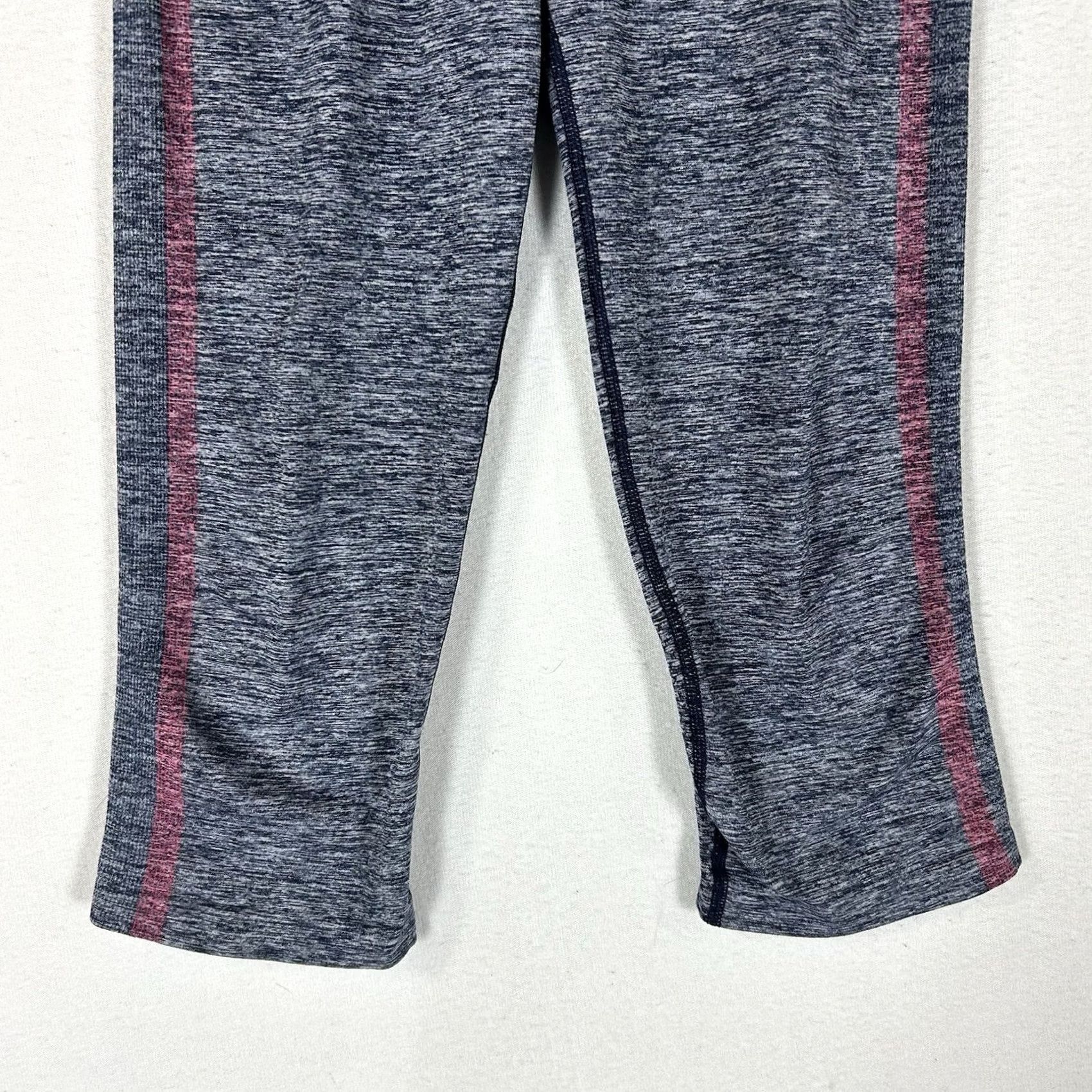 Asics ASICS Capri Leggings Womens Small Gray Activewear Run Gym Casual Stretch Mid S Size 28" / US 6 / IT 42 - 3 Thumbnail