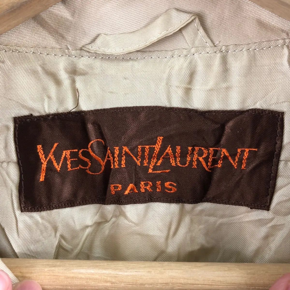 Yves Saint Laurent Vintage YSL Yves SAINT LAURENT Paris Belt Trench Coat Parka Size L / US 10 / IT 46 - 5 Thumbnail