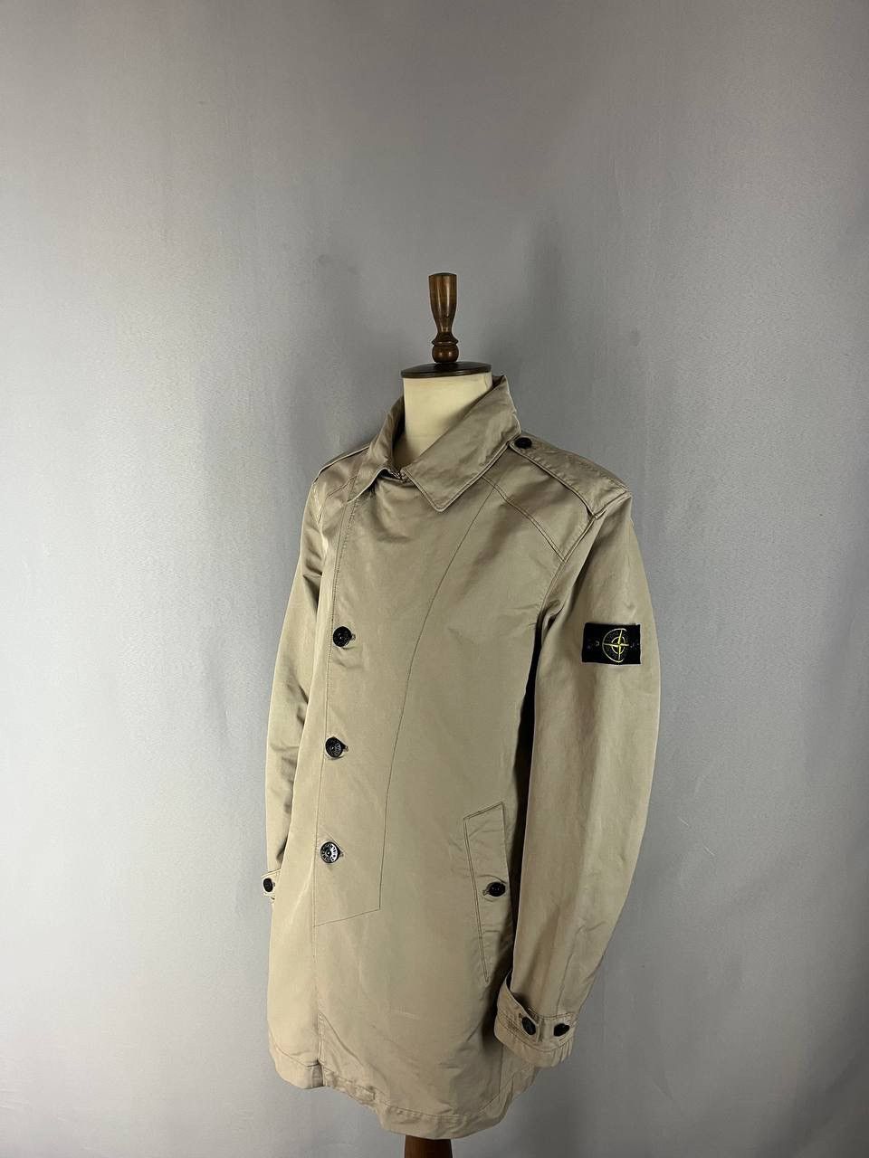 Stone Island Stone Island Beige Trench Jacket David-TC Size US XXL / EU 58 / 5 - 1 Thumbnail