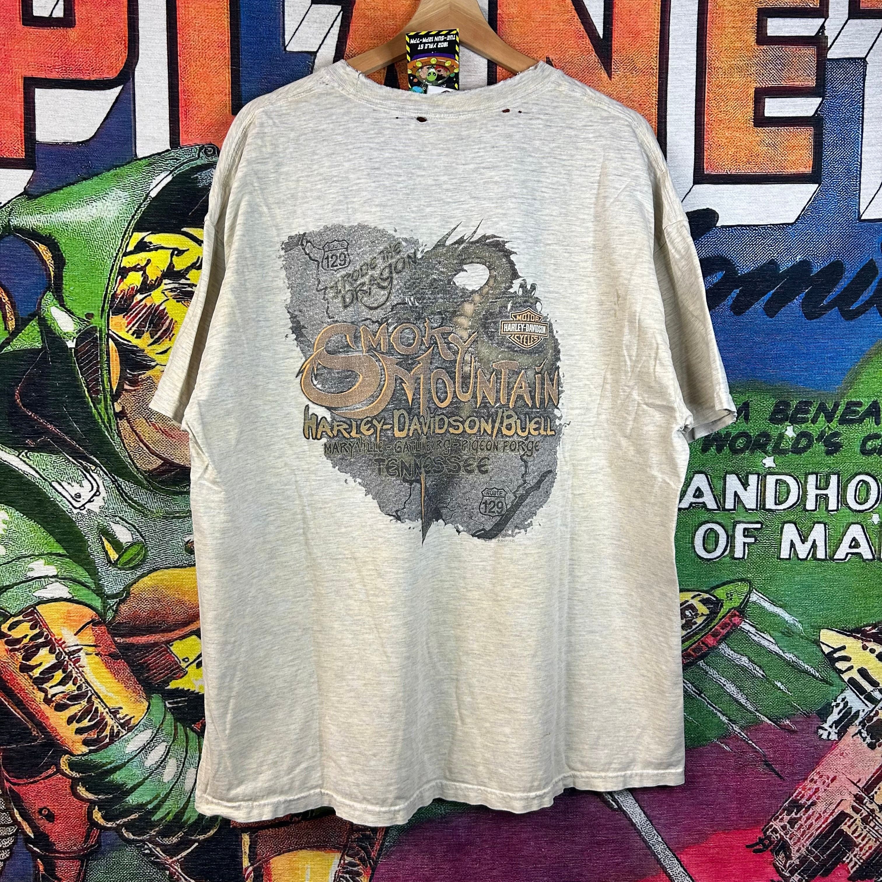 Harley Davidson Y2K Harley Davidson Smoky Mountain Tee Size XL Size US XL / EU 56 / 4 - 2 Thumbnail