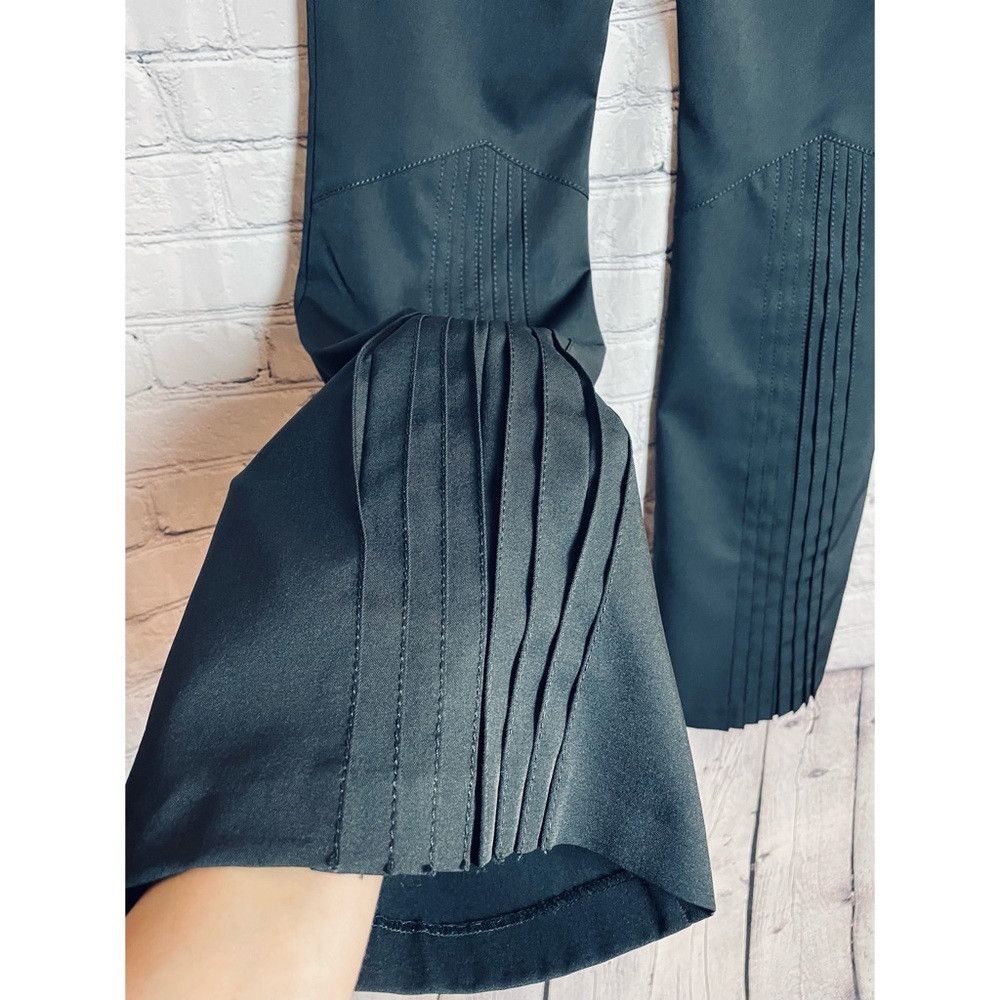 Laura Biagiotti Laura Biagiotti Roma Black Bootcut Pants With Pleated Made Size 34" / US 12 / IT 48 - 4 Thumbnail