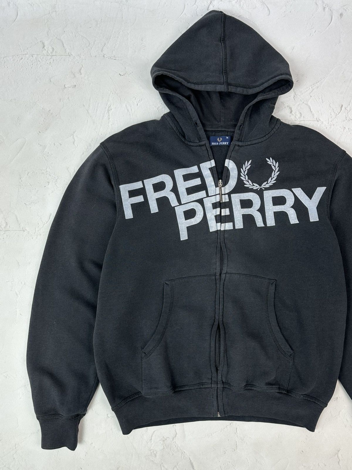 Fred Perry Vintage Fred Perry Full Zip Logo Hoodie Size US M / EU 48-50 / 2 - 4 Thumbnail