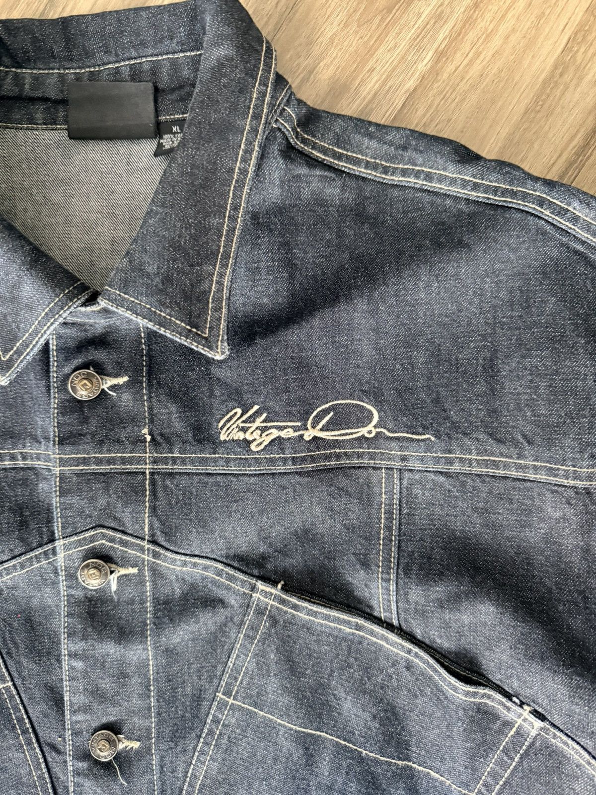 Other Vintage Y2K Streetwear Vintage Don Oversized Denim Jacket Size US XL / EU 56 / 4 - 3 Thumbnail
